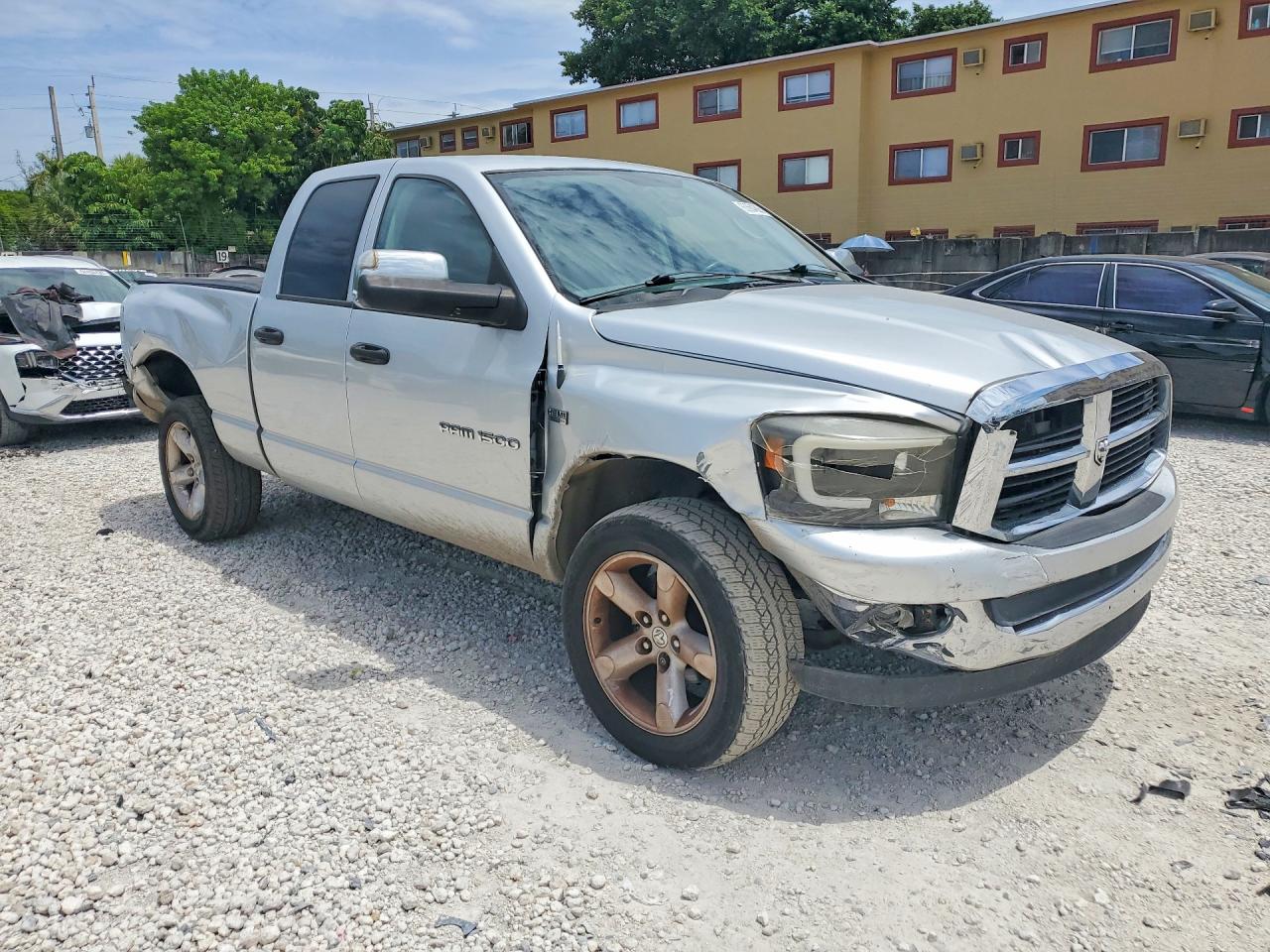 2007 Dodge Ram 1500 St Silver vin: 1D7HU18217S200182