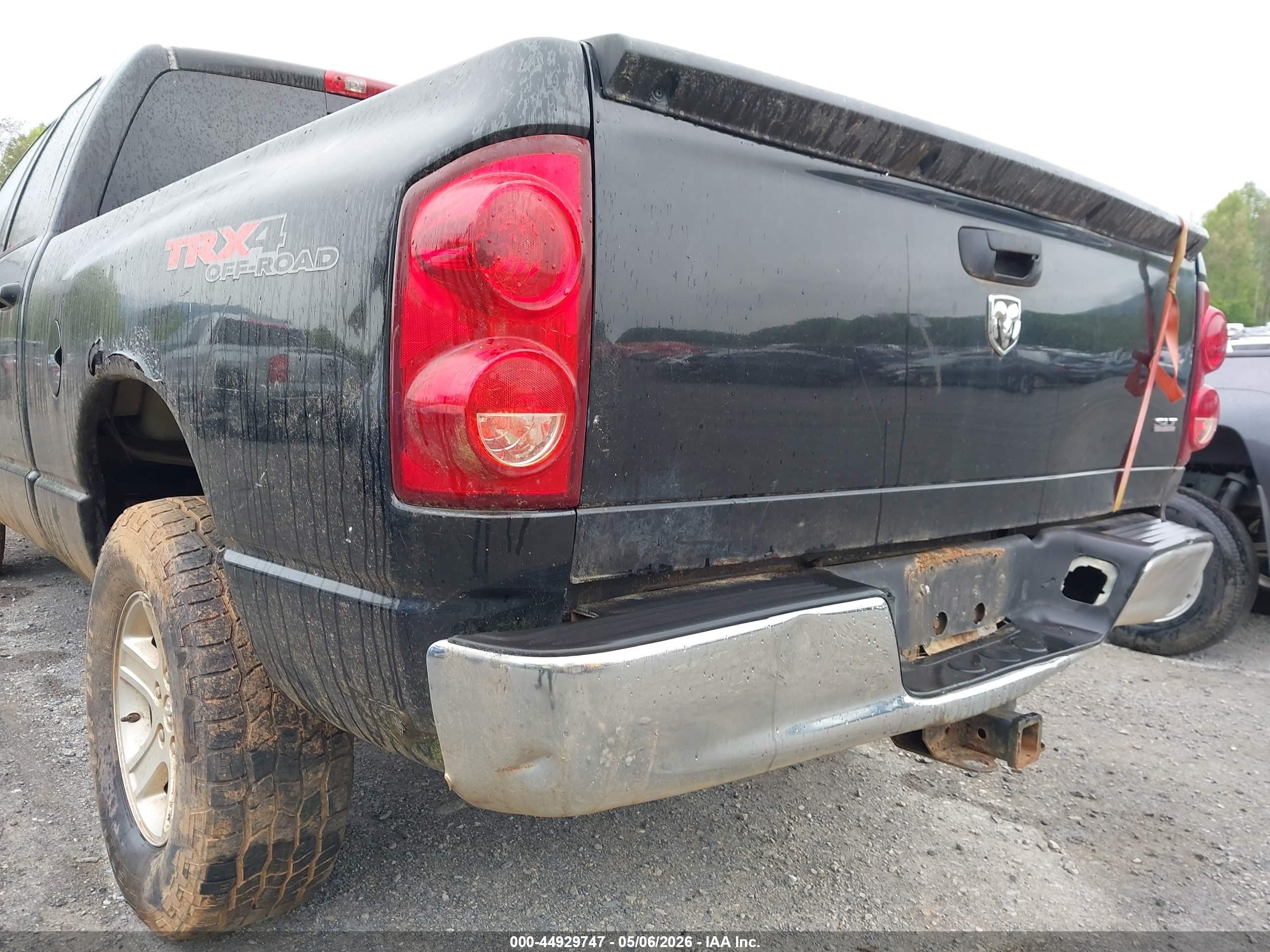 2007 Dodge Ram 1500 Slt/trx4 Off Road/sport Черный vin: 1D7HU18217S206404