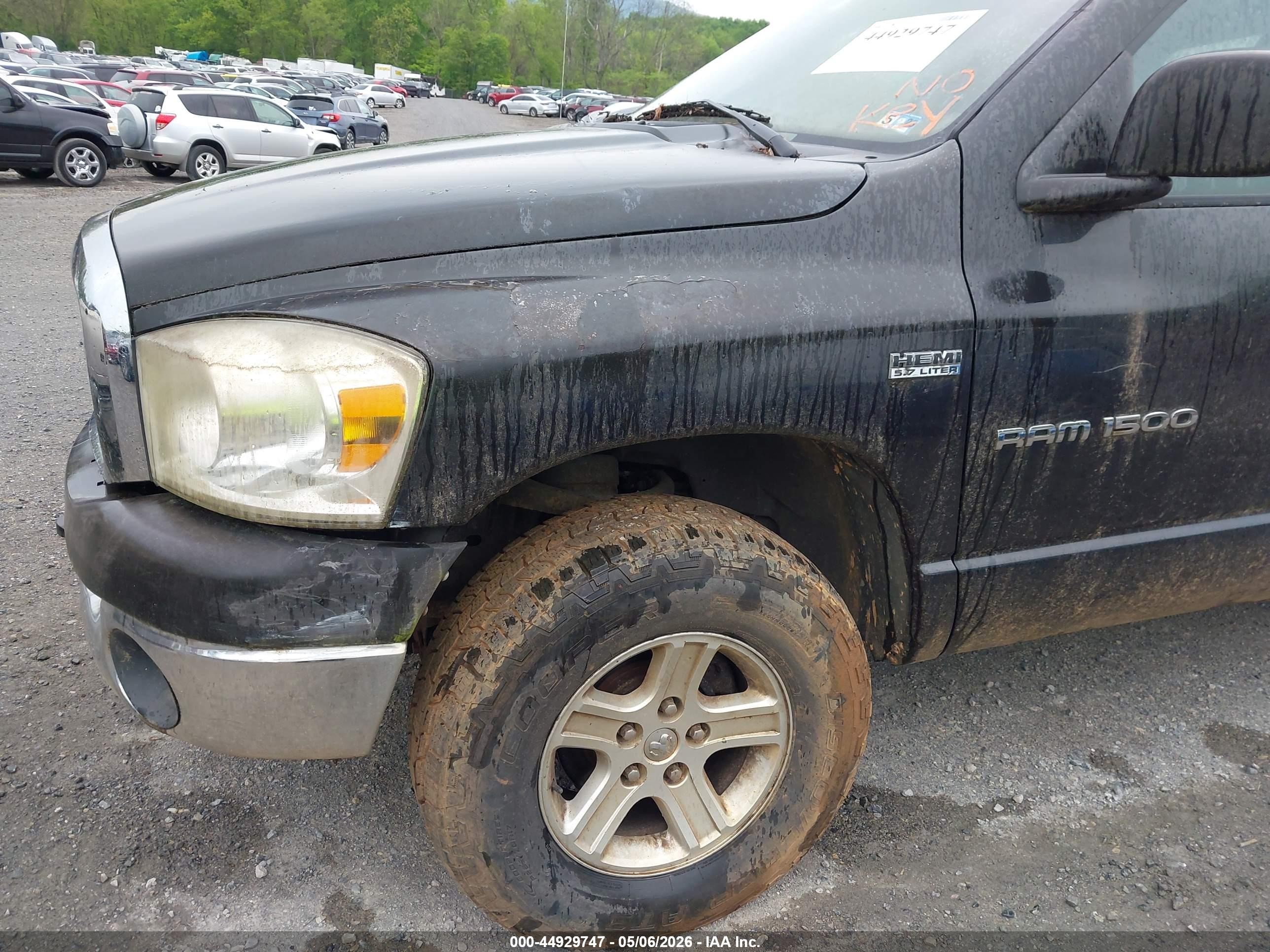 2007 Dodge Ram 1500 Slt/trx4 Off Road/sport Черный vin: 1D7HU18217S206404