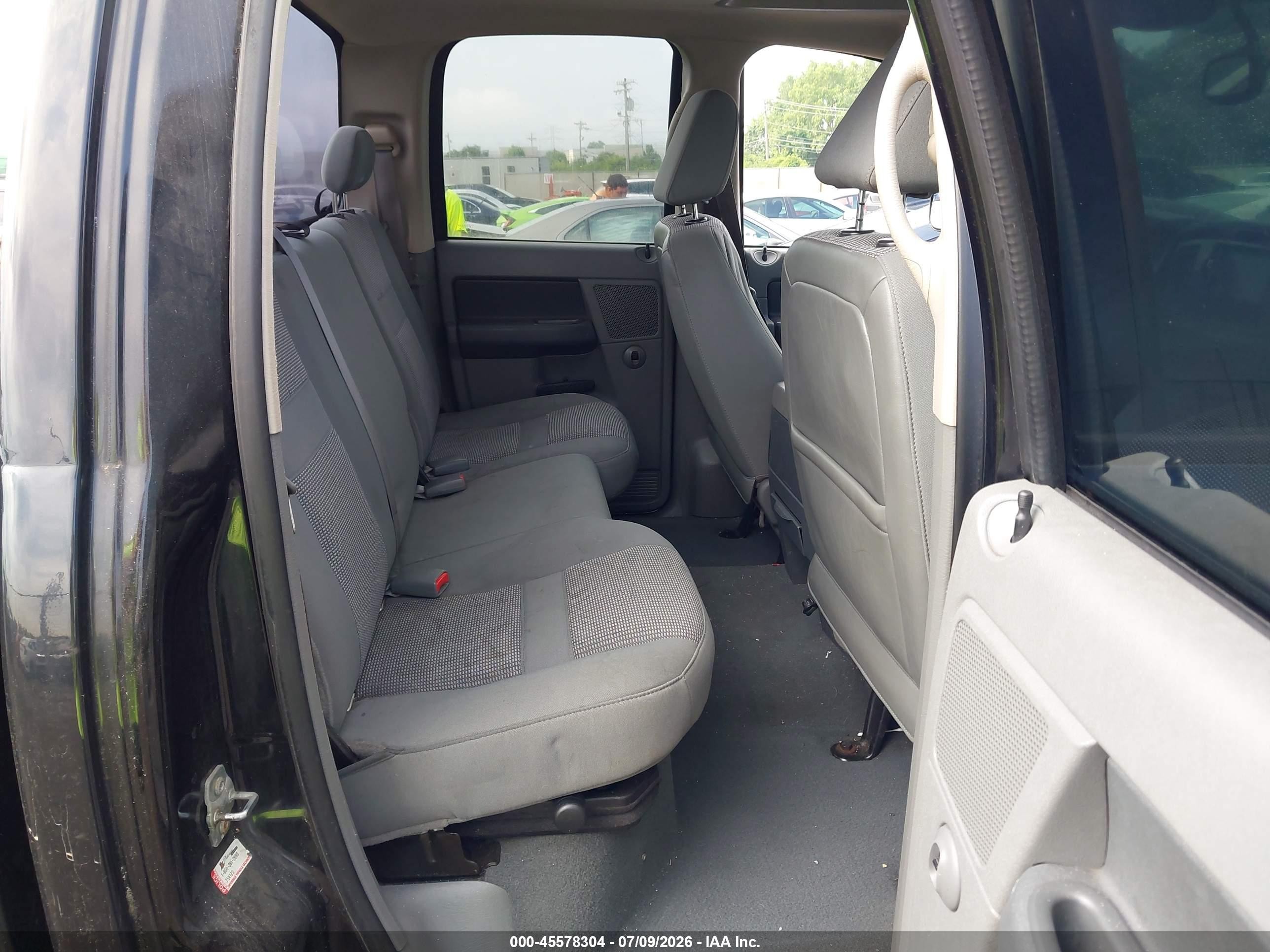 2007 Dodge Ram 1500 St/slt Black vin: 1D7HU18217S231450