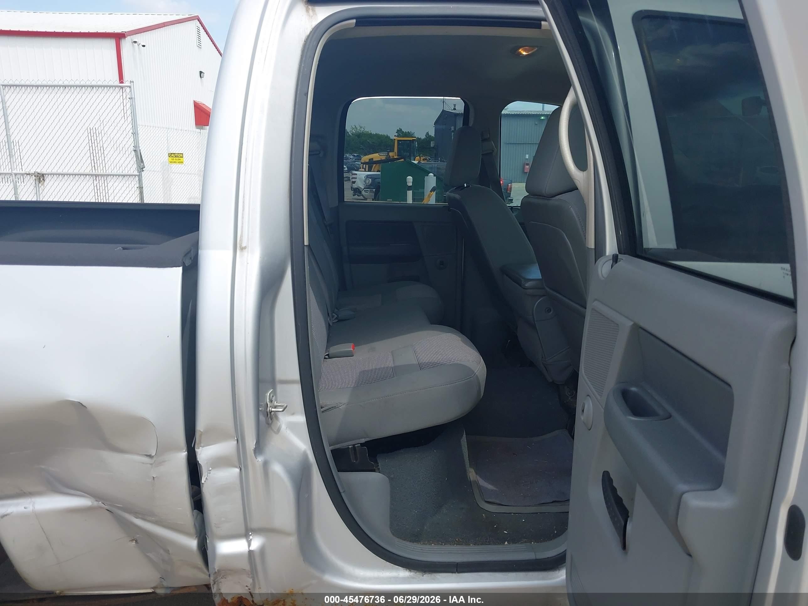 2007 Dodge Ram 1500 Slt/trx4 Off Road/sport Silver vin: 1D7HU18217S252332
