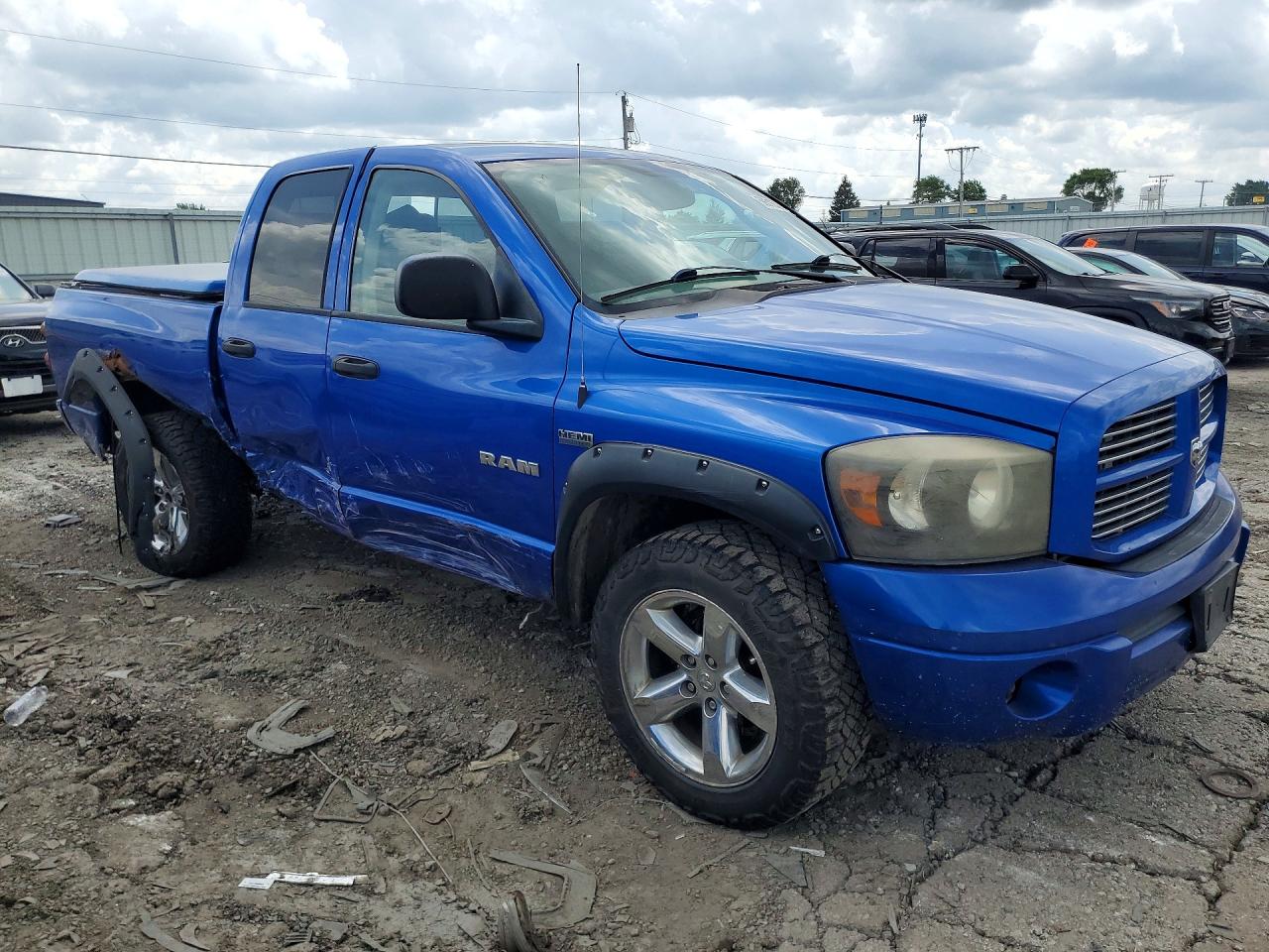 2008 Dodge Ram 1500 St Синий vin: 1D7HU18218J106584