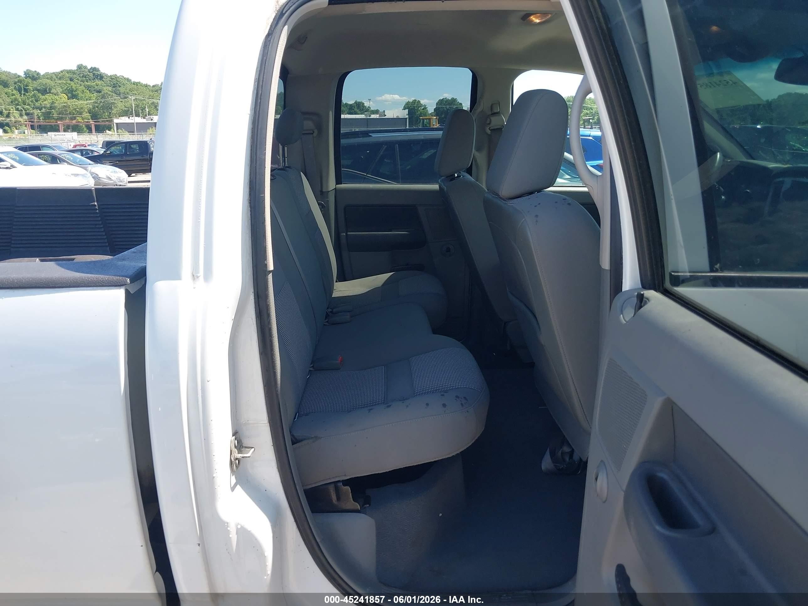 2008 Dodge Ram 1500 Slt White vin: 1D7HU18218J214140