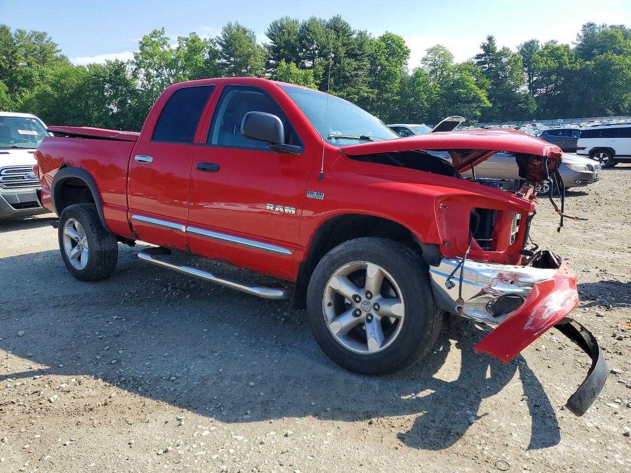 2008 Dodge Ram 1500 St Red vin: 1D7HU18218S579959