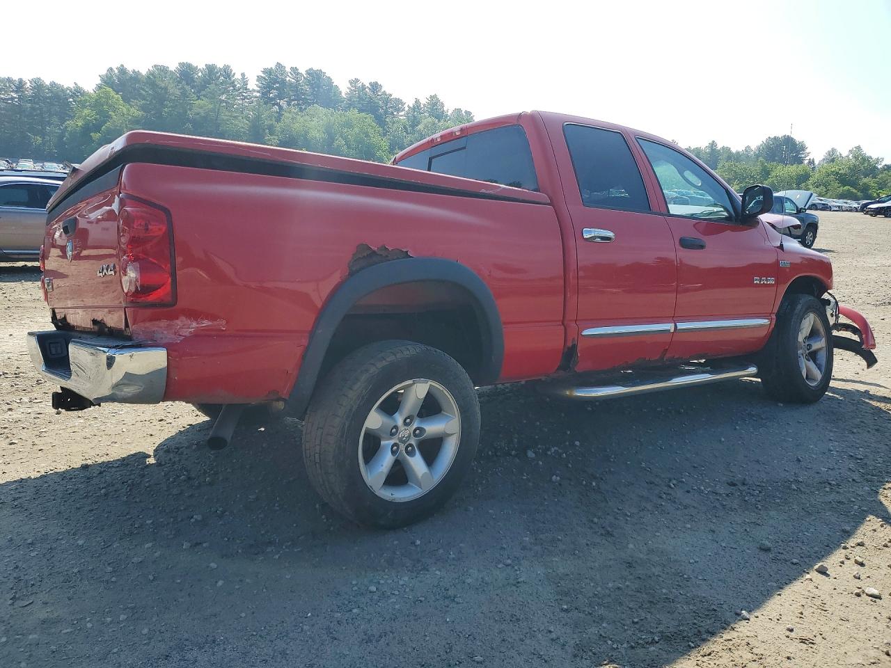 2008 Dodge Ram 1500 St Red vin: 1D7HU18218S579959