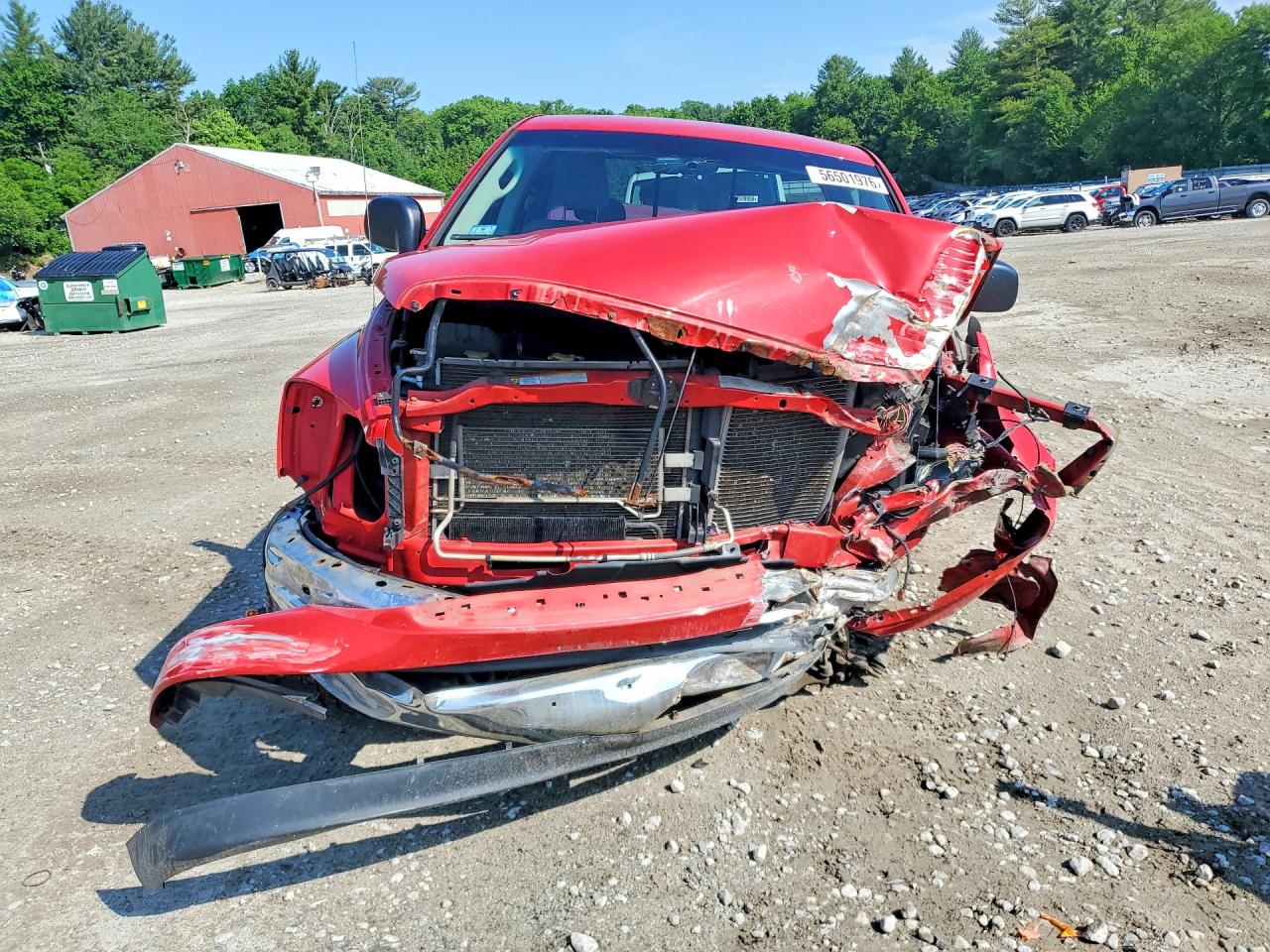2008 Dodge Ram 1500 St Red vin: 1D7HU18218S579959