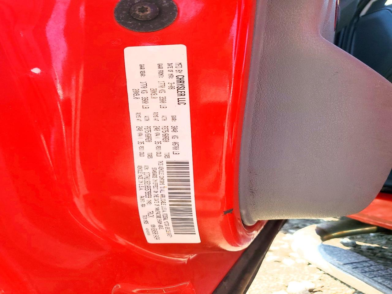 2008 Dodge Ram 1500 St Red vin: 1D7HU18218S579959