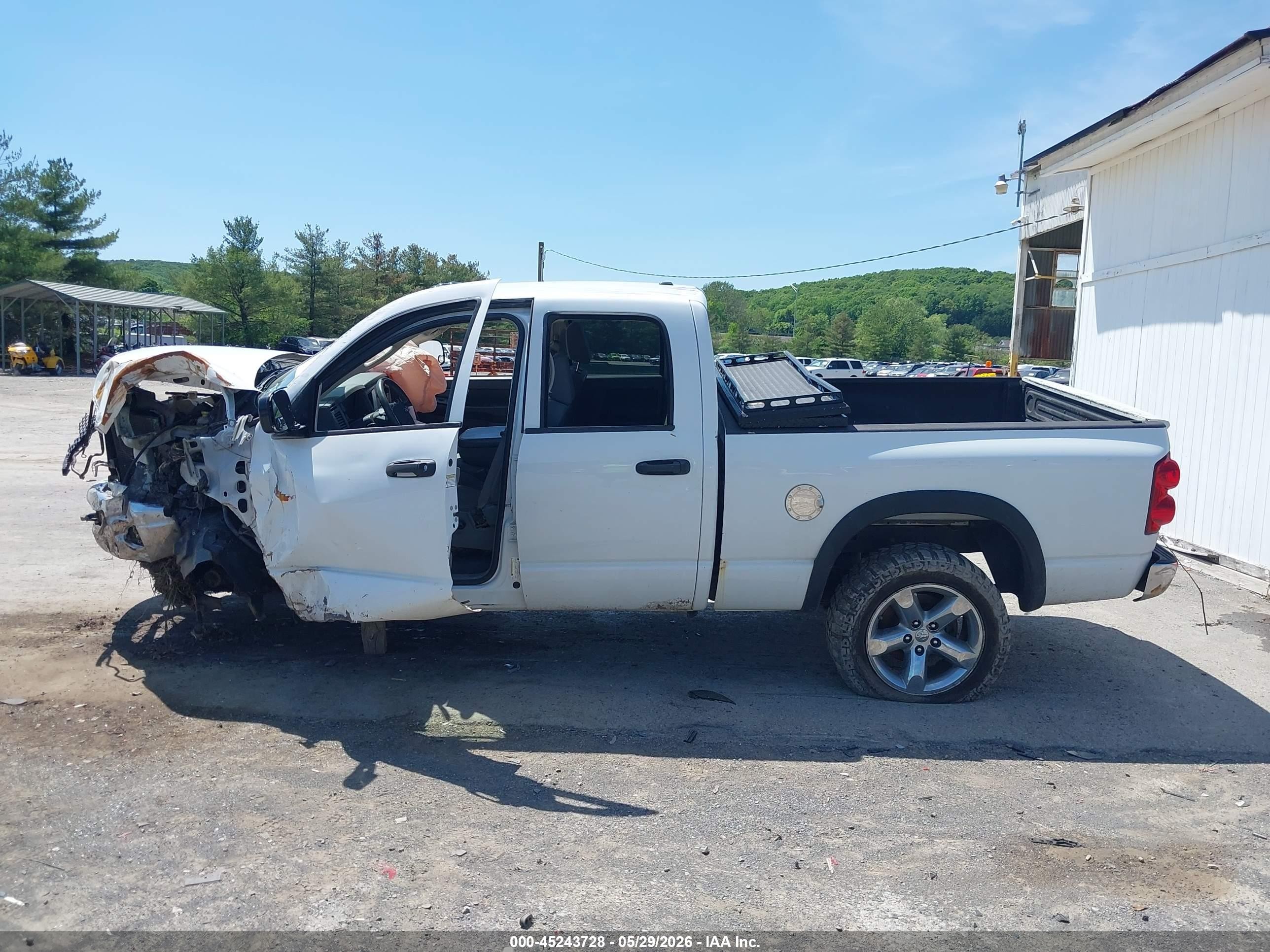 2008 Dodge Ram 1500 Slt White vin: 1D7HU18218S579962