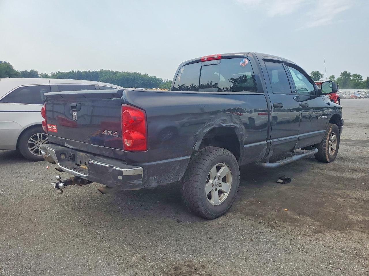 2007 Dodge Ram 1500 St Black vin: 1D7HU18227J558087
