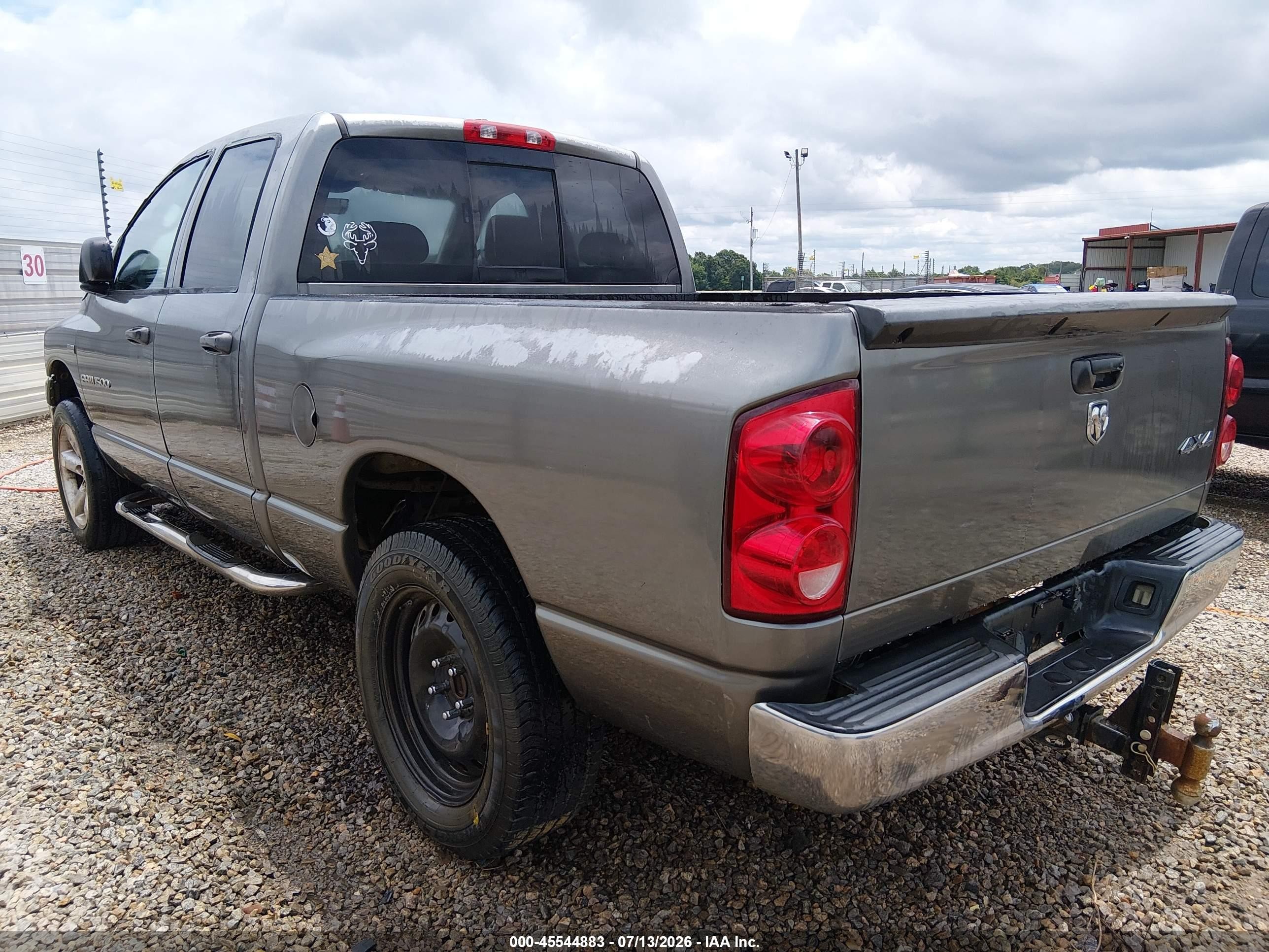 2007 Dodge Ram 1500 Slt/trx4 Off Road/sport Gray vin: 1D7HU18227S212115