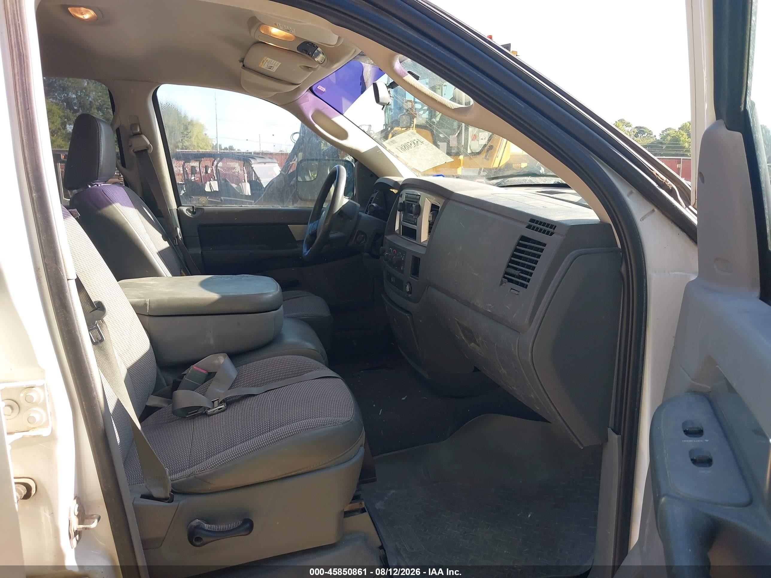 2008 Dodge Ram 1500 Slt White vin: 1D7HU18228S520032
