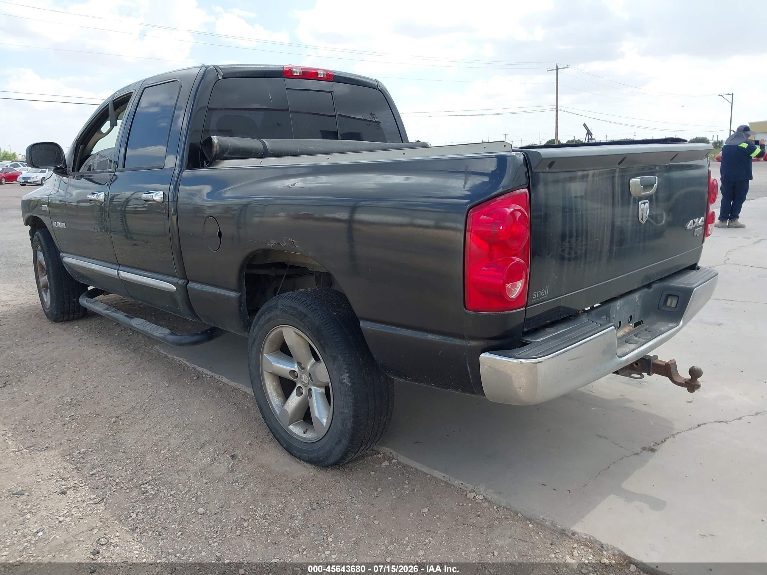 2008 Dodge Ram 1500 Laramie Черный vin: 1D7HU18228S577847