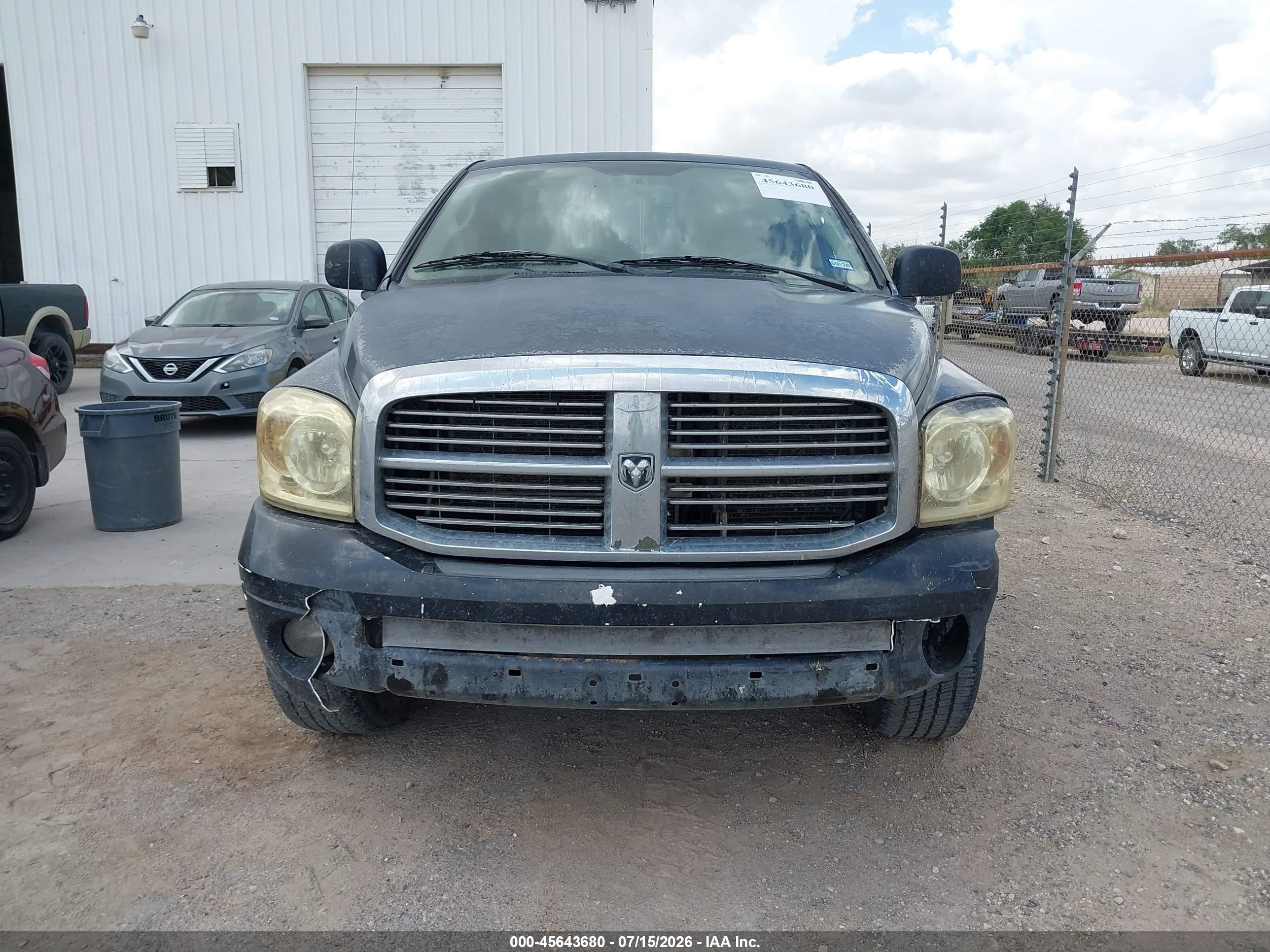 2008 Dodge Ram 1500 Laramie Черный vin: 1D7HU18228S577847
