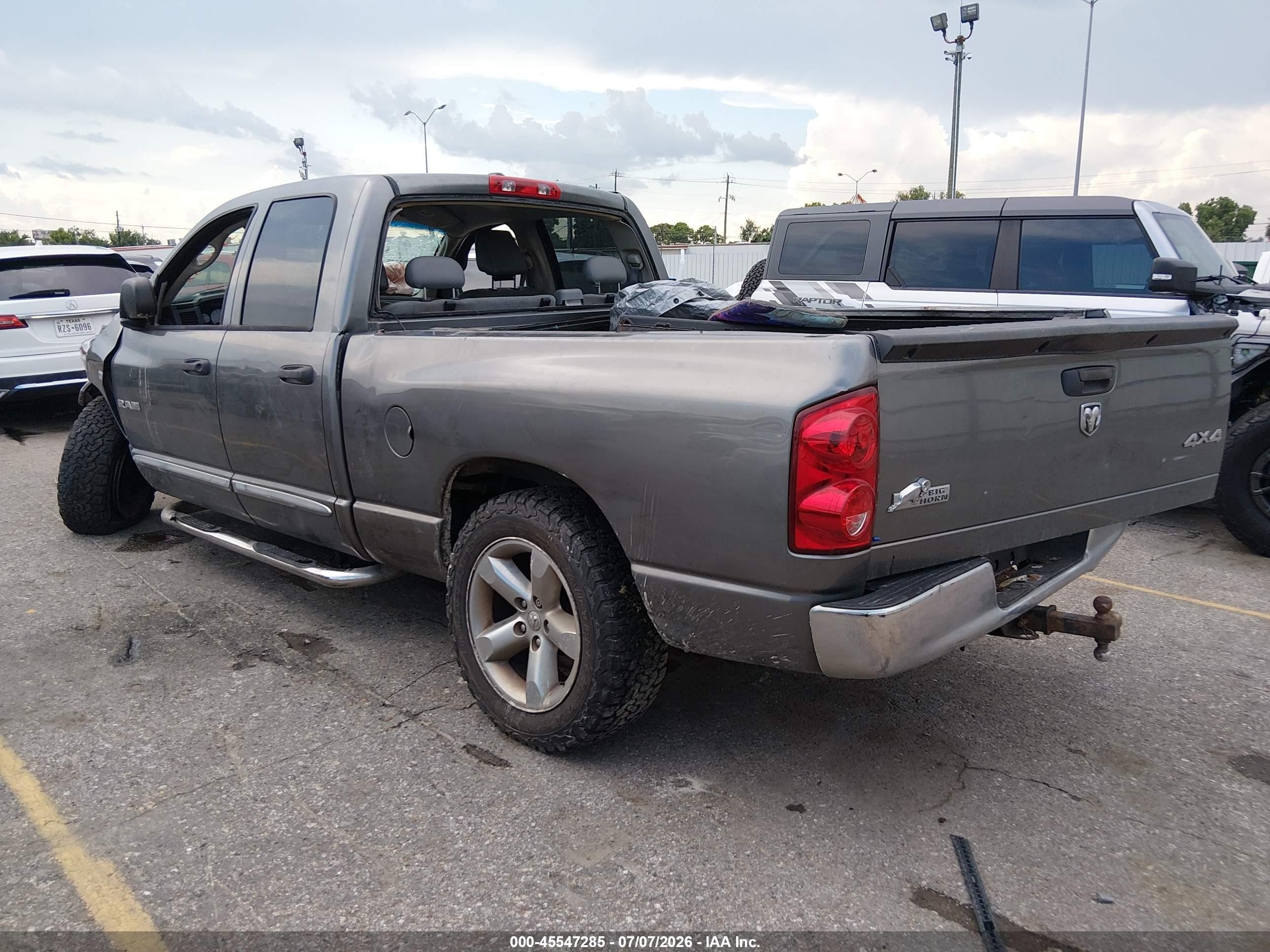 2008 Dodge Ram 1500 Slt Gray vin: 1D7HU18228S579212