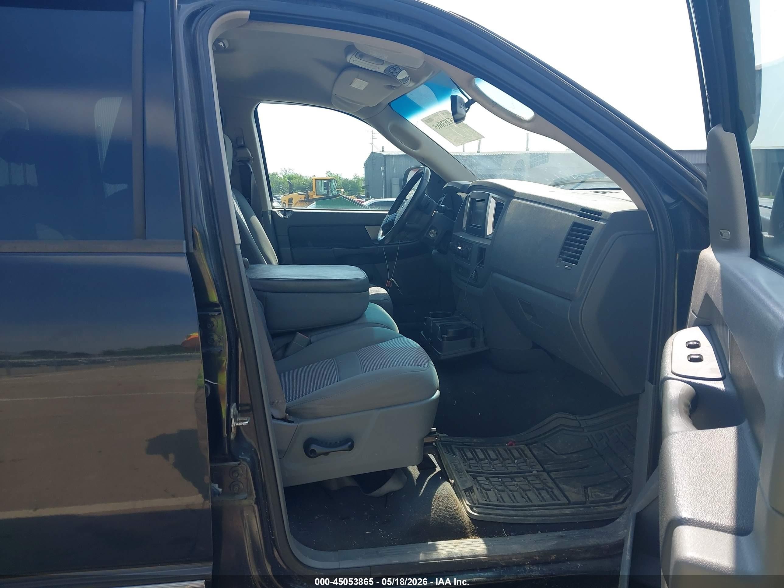 2008 Dodge Ram 1500 Slt Black vin: 1D7HU18228S584829