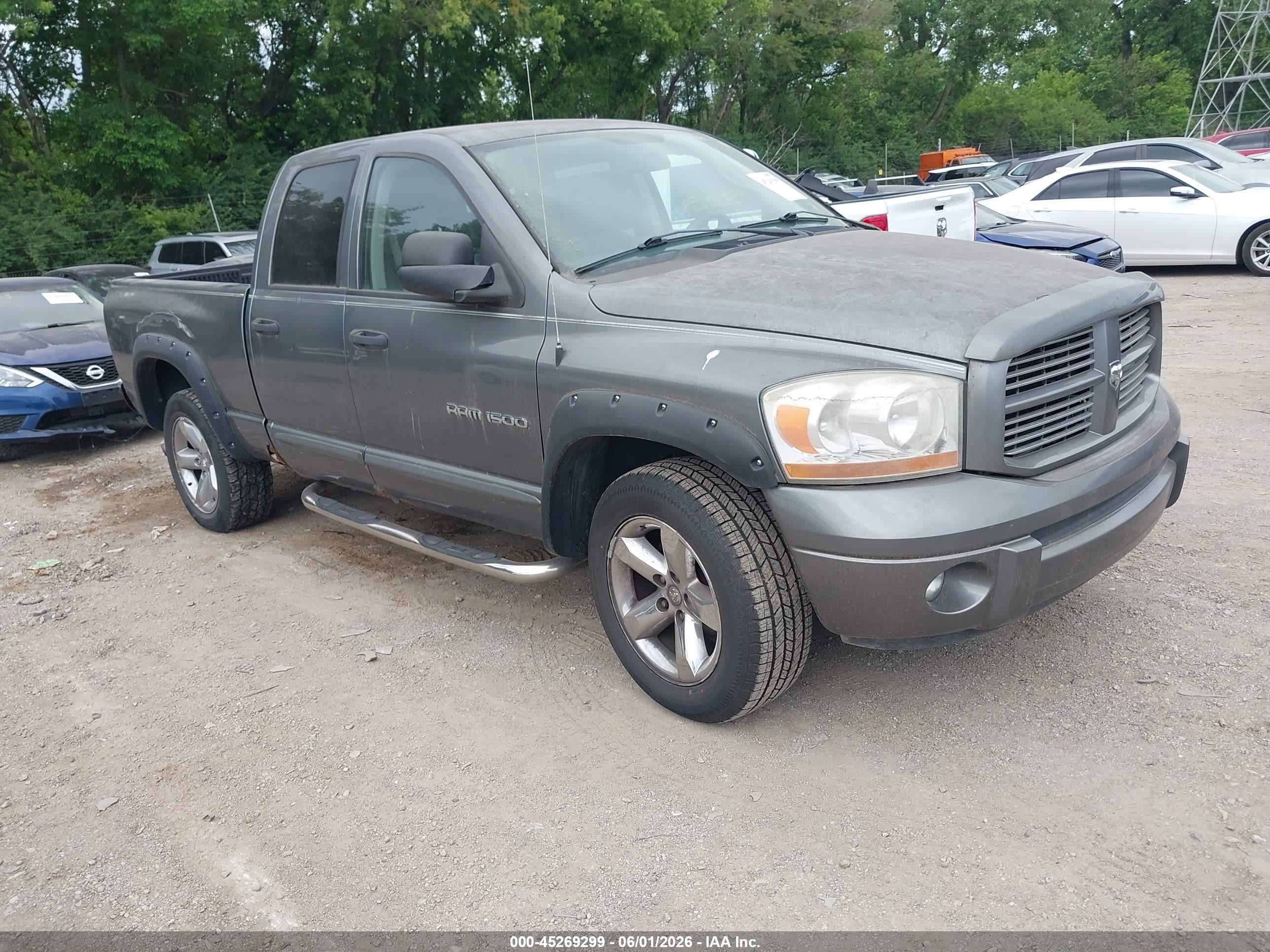 2006 Dodge Ram 1500 Slt/trx4 Off Road/sport Серый vin: 1D7HU18236S705686