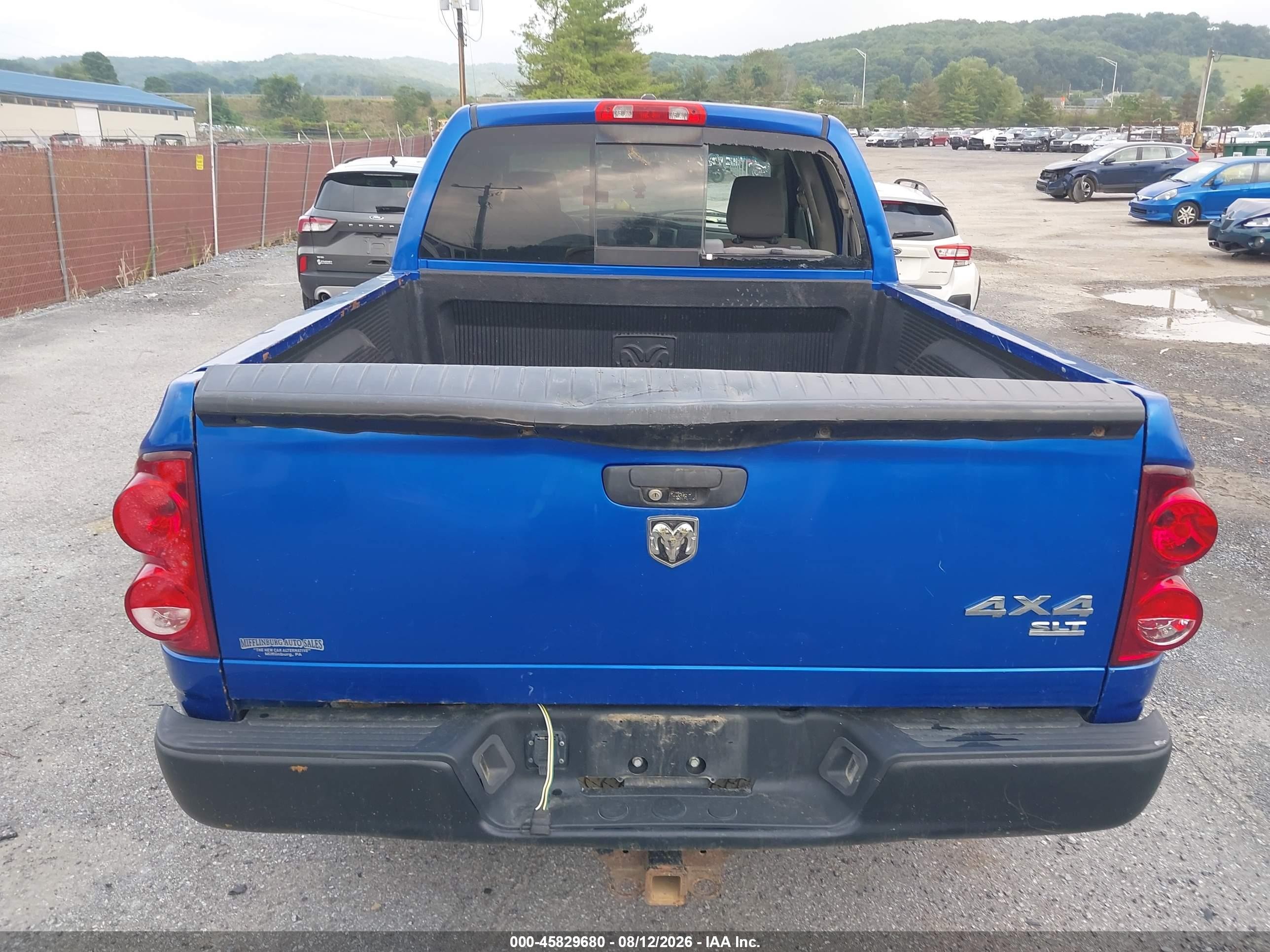 2007 Dodge Ram 1500 St/slt Blue vin: 1D7HU18237J534025