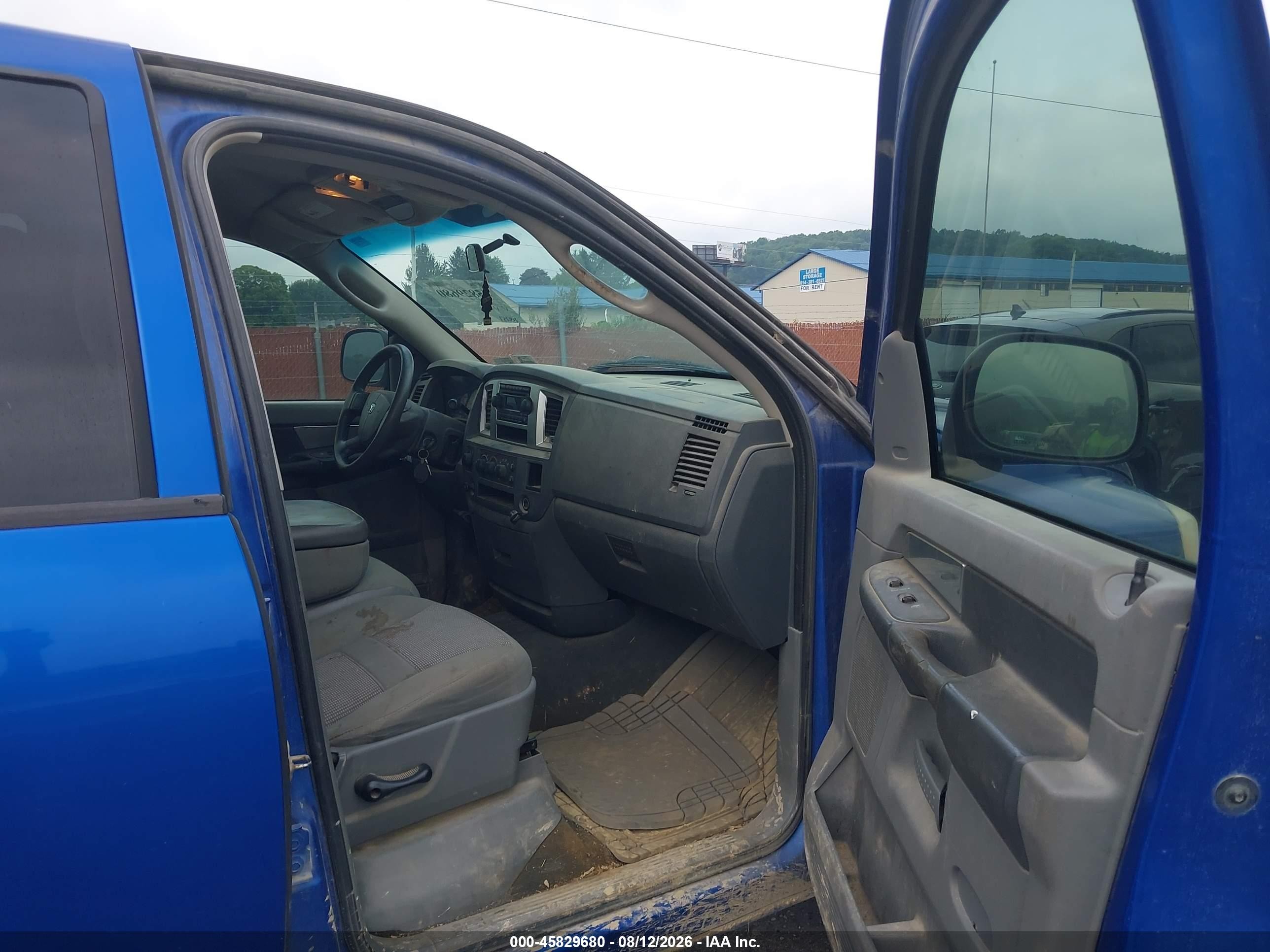 2007 Dodge Ram 1500 St/slt Blue vin: 1D7HU18237J534025
