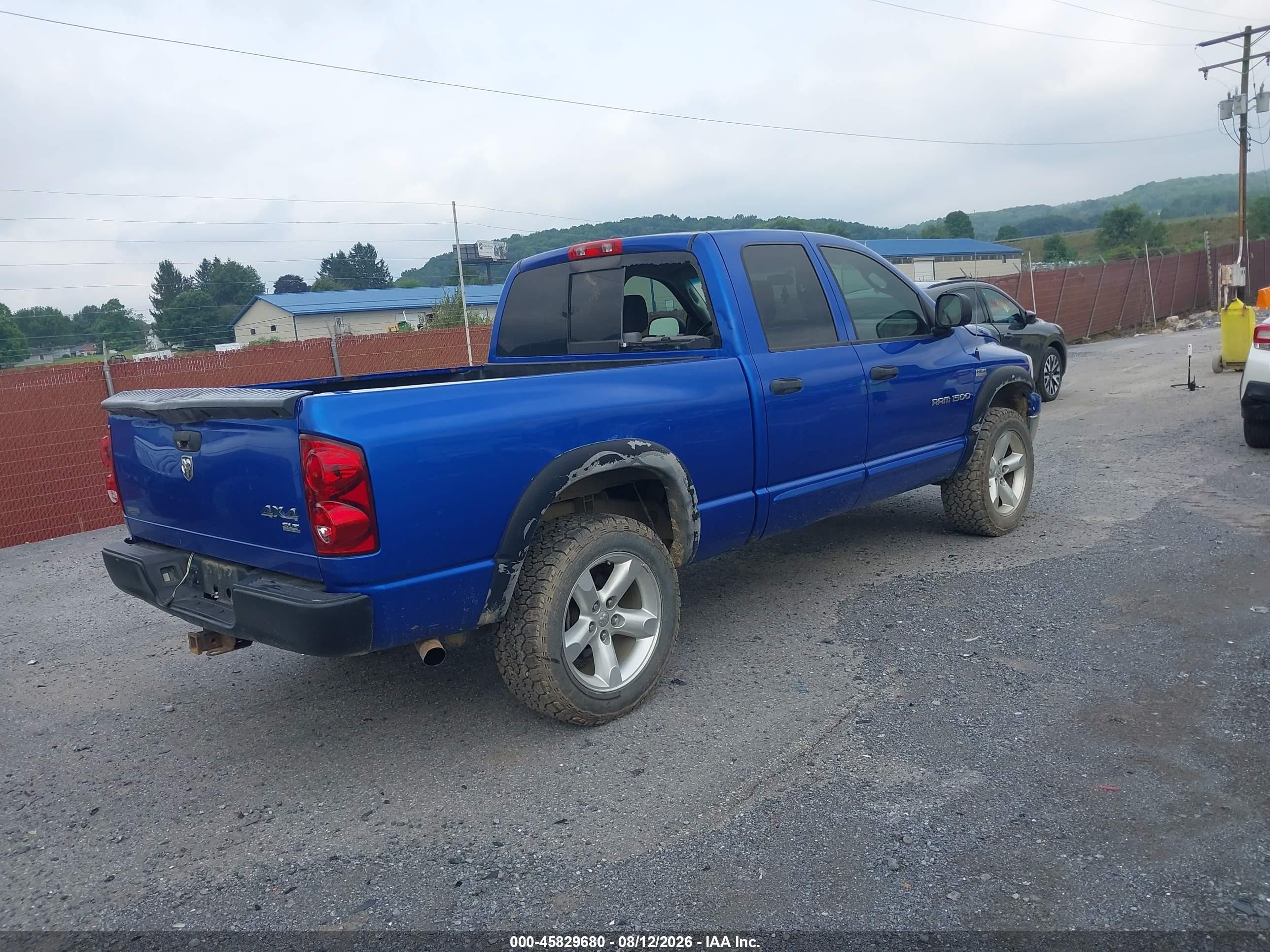 2007 Dodge Ram 1500 St/slt Blue vin: 1D7HU18237J534025