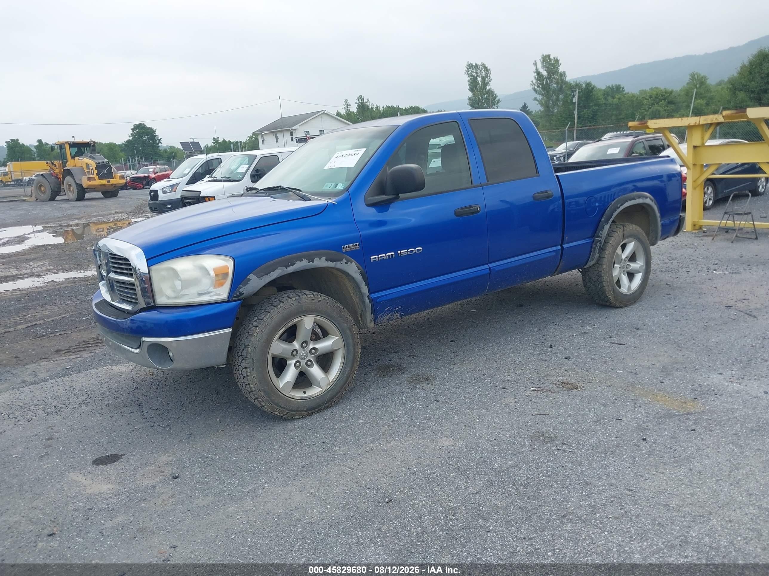 2007 Dodge Ram 1500 St/slt Blue vin: 1D7HU18237J534025