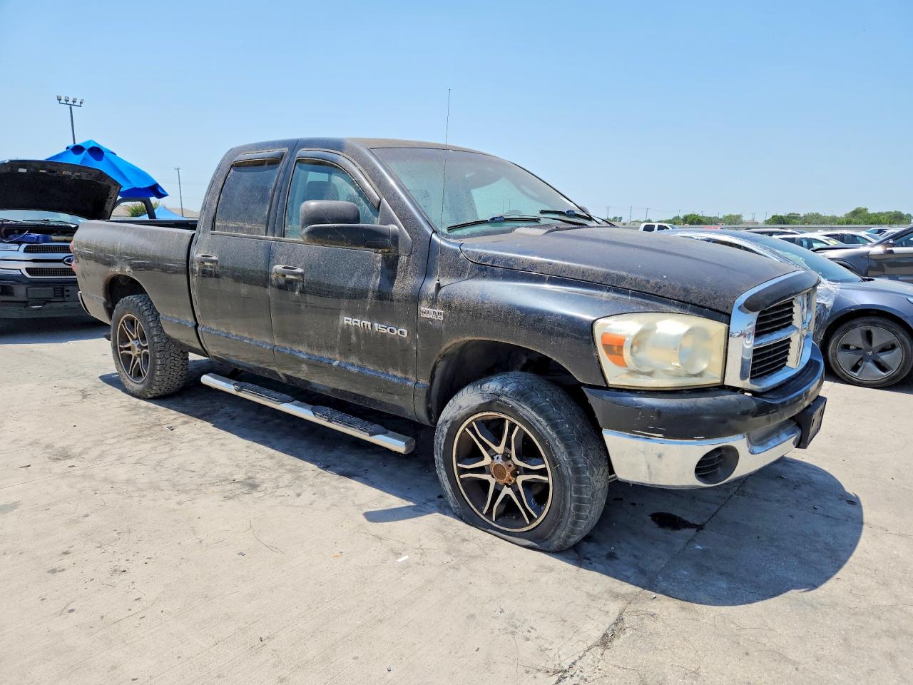 2007 Dodge Ram 1500 St Black vin: 1D7HU18237J566103