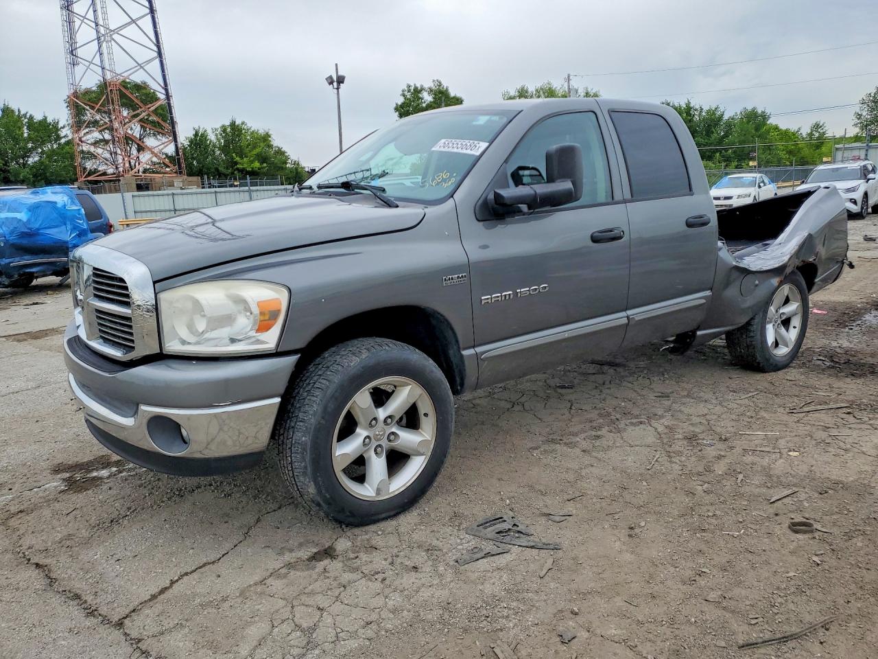 2007 Dodge Ram 1500 St Gray vin: 1D7HU18237S106658