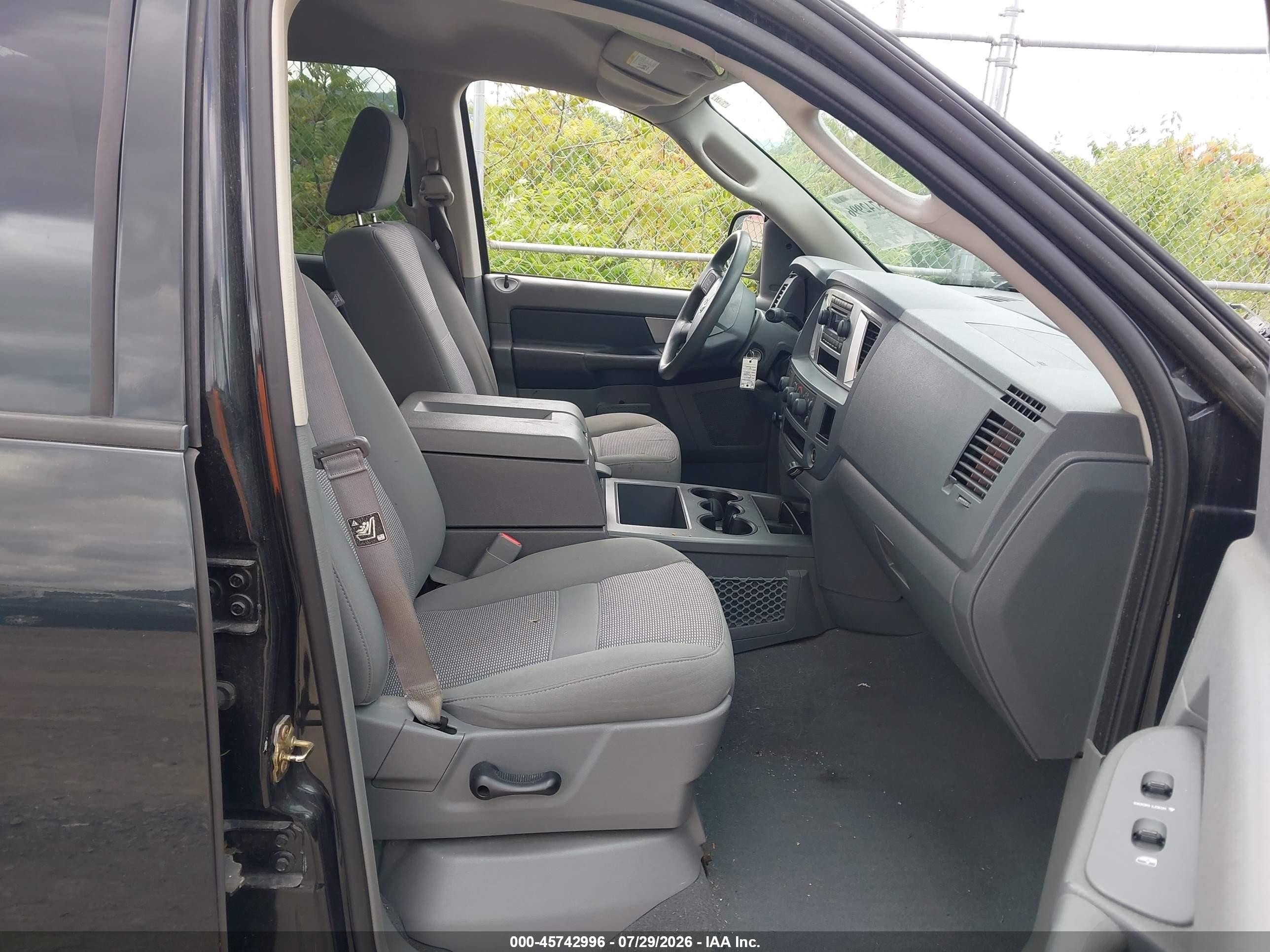2007 Dodge Ram 1500 Slt/trx4 Off Road/sport Black vin: 1D7HU18237S134301