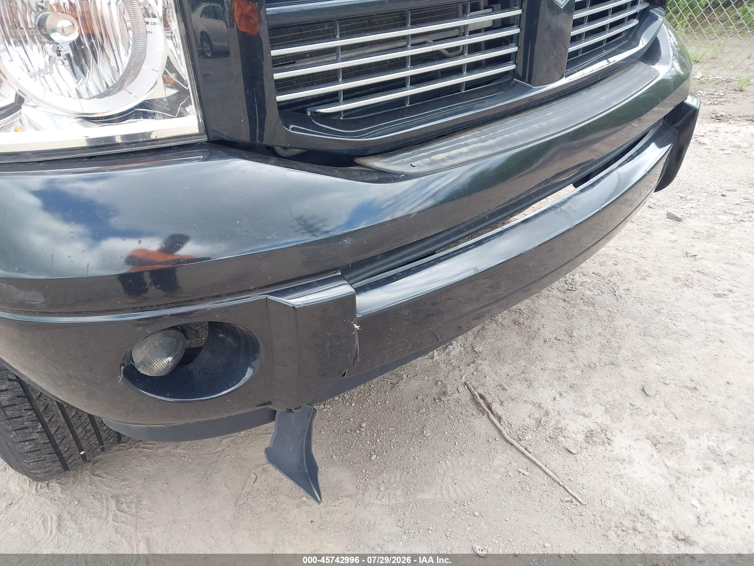 2007 Dodge Ram 1500 Slt/trx4 Off Road/sport Black vin: 1D7HU18237S134301