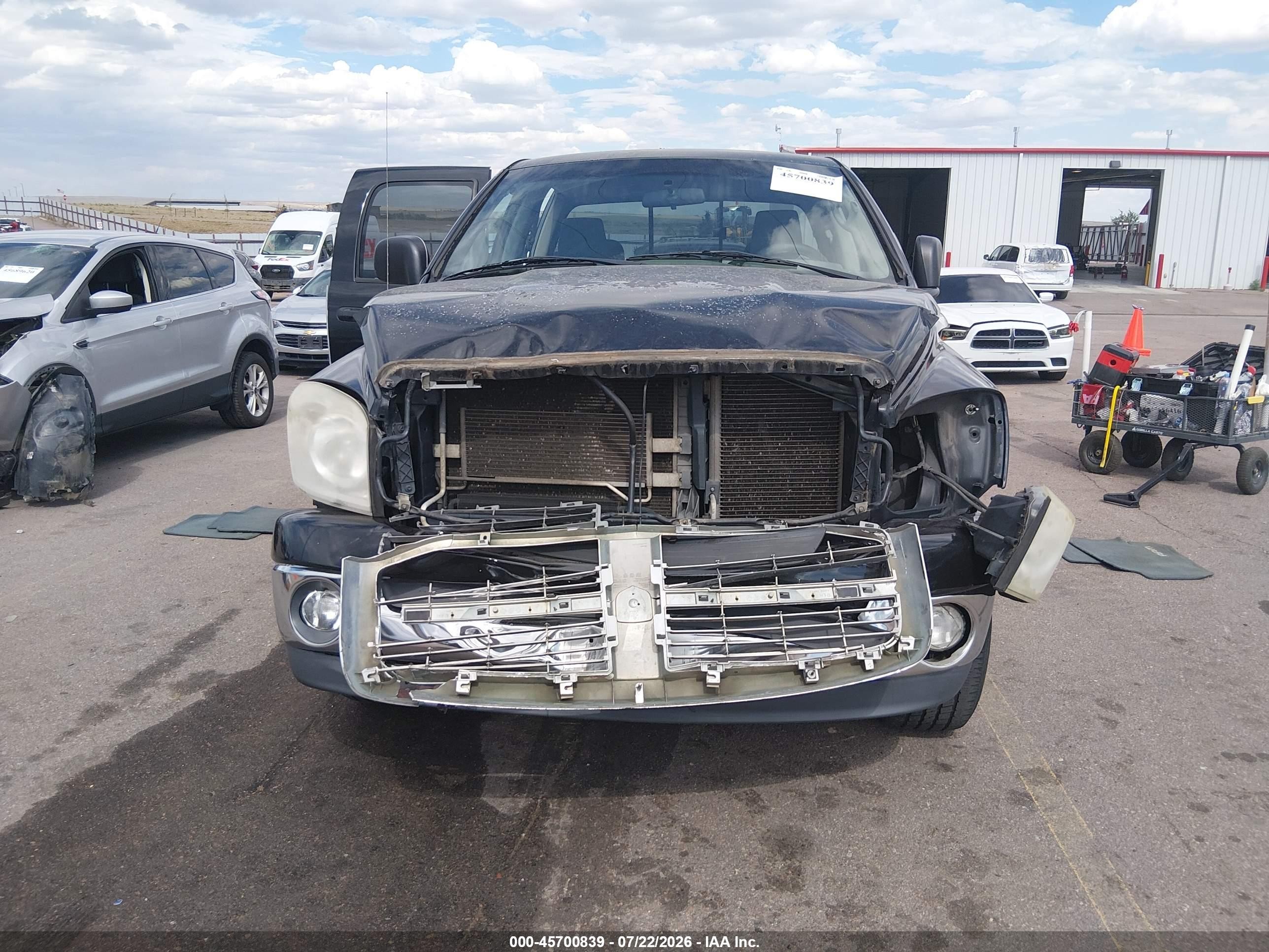 2007 Dodge Ram 1500 St/slt Black vin: 1D7HU18237S188648