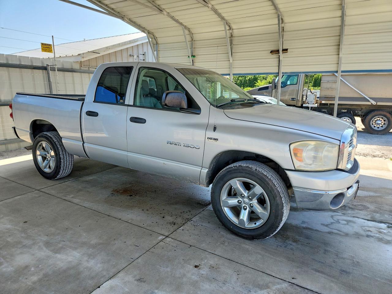 2007 Dodge Ram 1500 St Silver vin: 1D7HU18237S207120