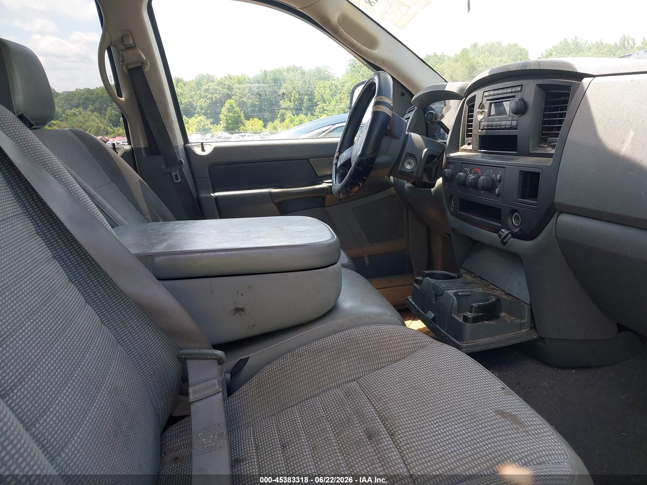2008 Dodge Ram 1500 St/sxt Gray vin: 1D7HU18238J167533
