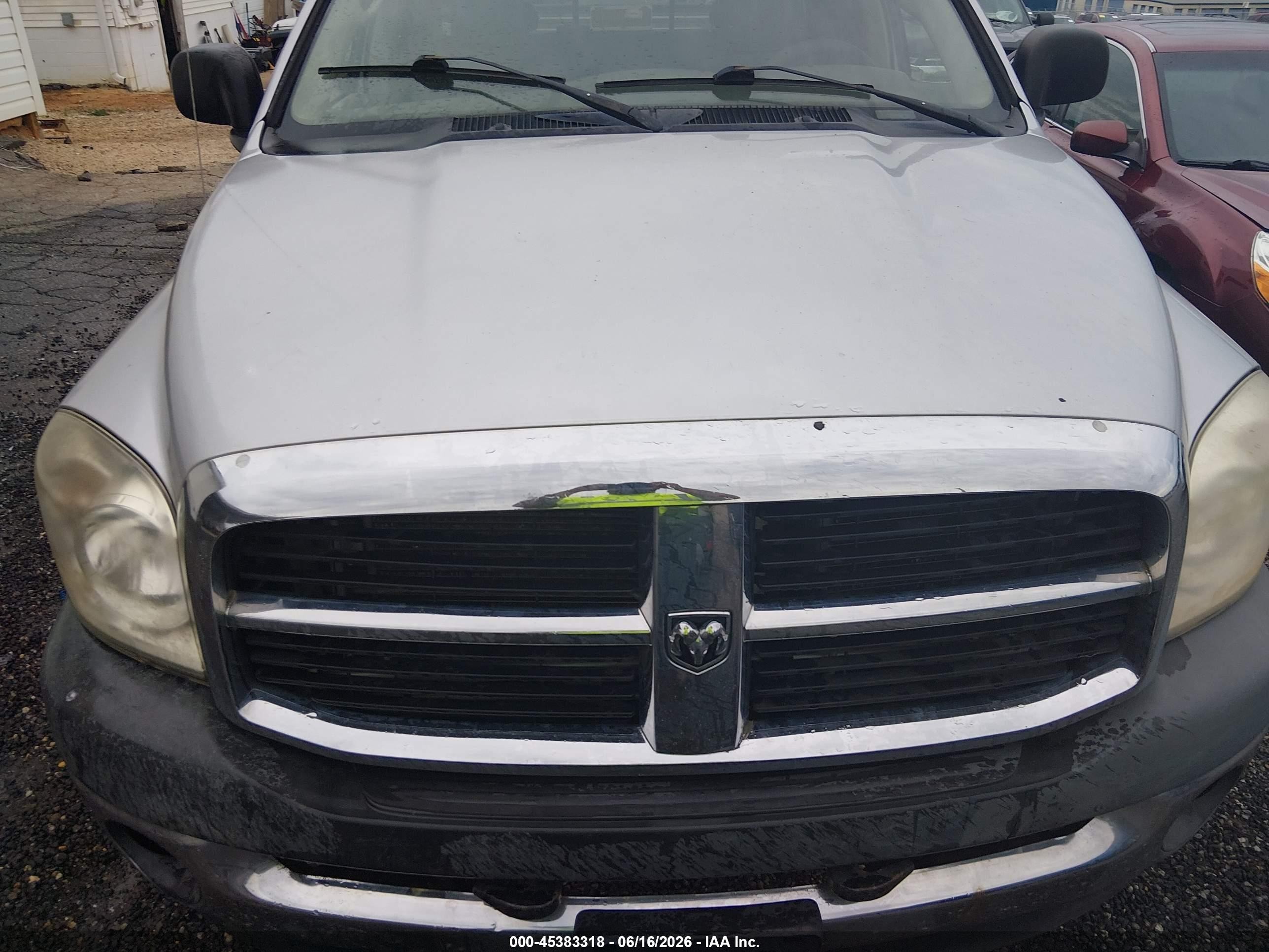 2008 Dodge Ram 1500 St/sxt Gray vin: 1D7HU18238J167533