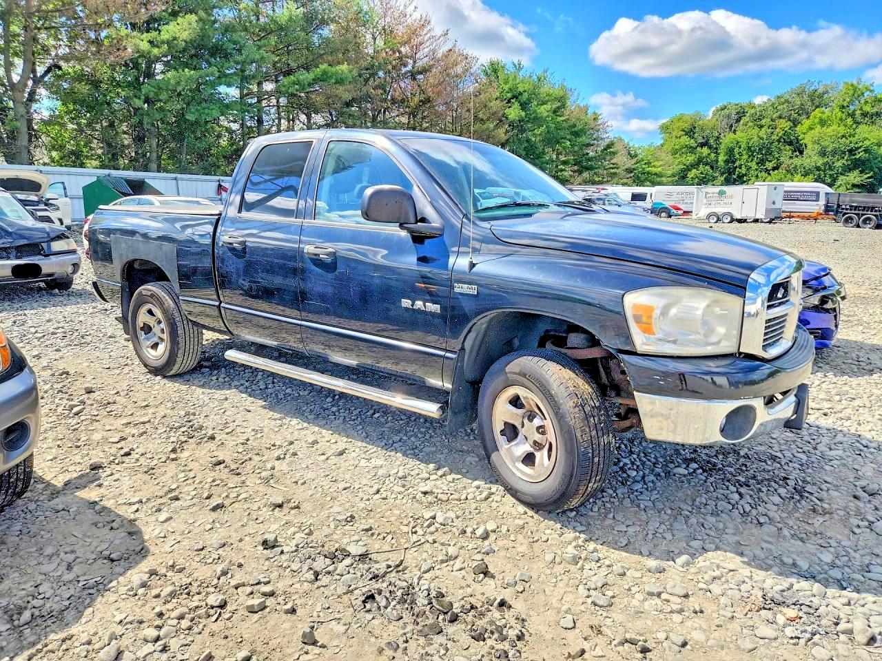 2008 Dodge Ram 1500 St Black vin: 1D7HU18238S541990