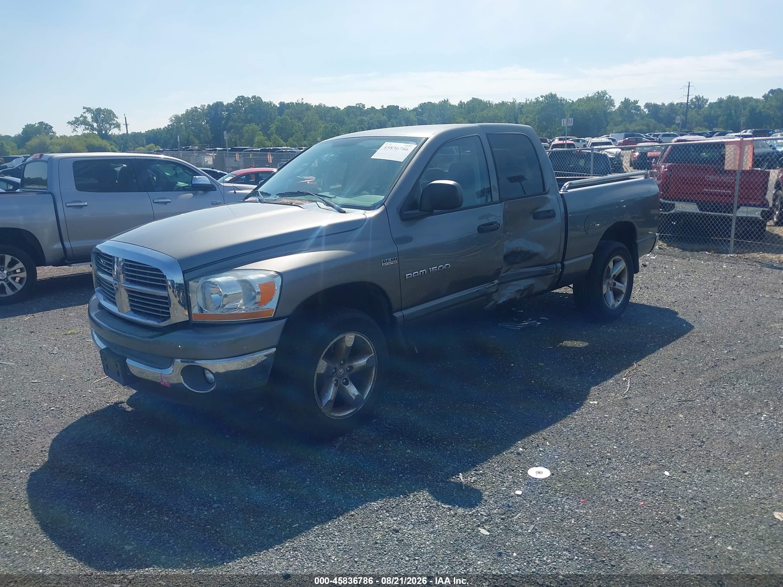 2006 Dodge Ram 1500 Slt/trx4 Off Road/sport Серебряный vin: 1D7HU18246S635972