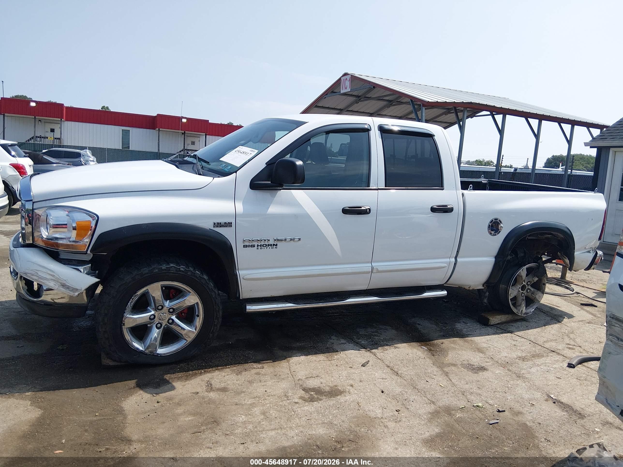 2006 Dodge Ram 1500 Slt/trx4 Off Road/sport White vin: 1D7HU18246S705485