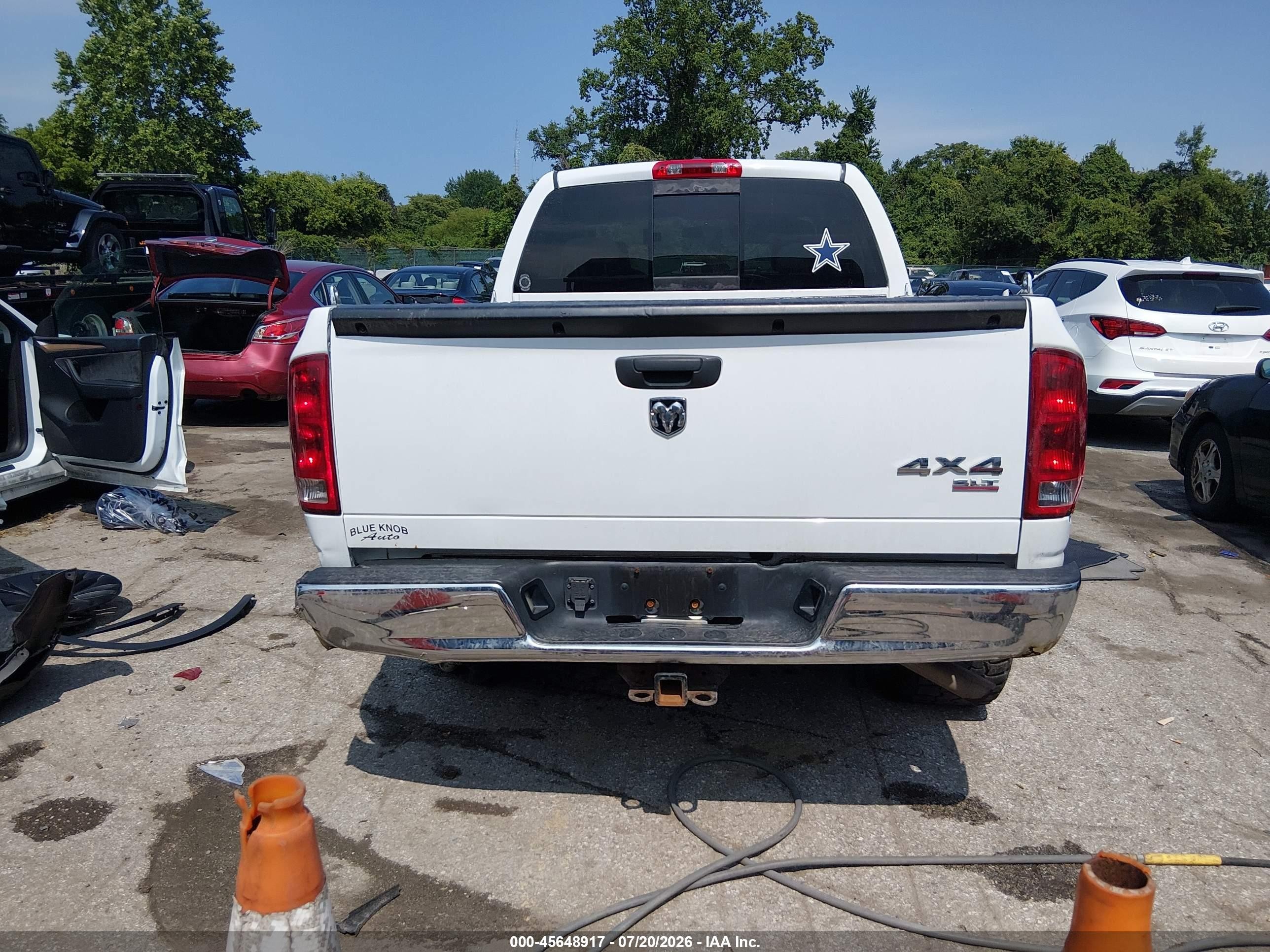2006 Dodge Ram 1500 Slt/trx4 Off Road/sport White vin: 1D7HU18246S705485
