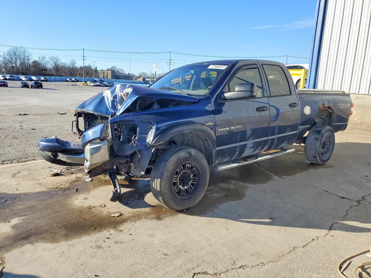 2007 Dodge Ram 1500 St Синий vin: 1D7HU18247J529559