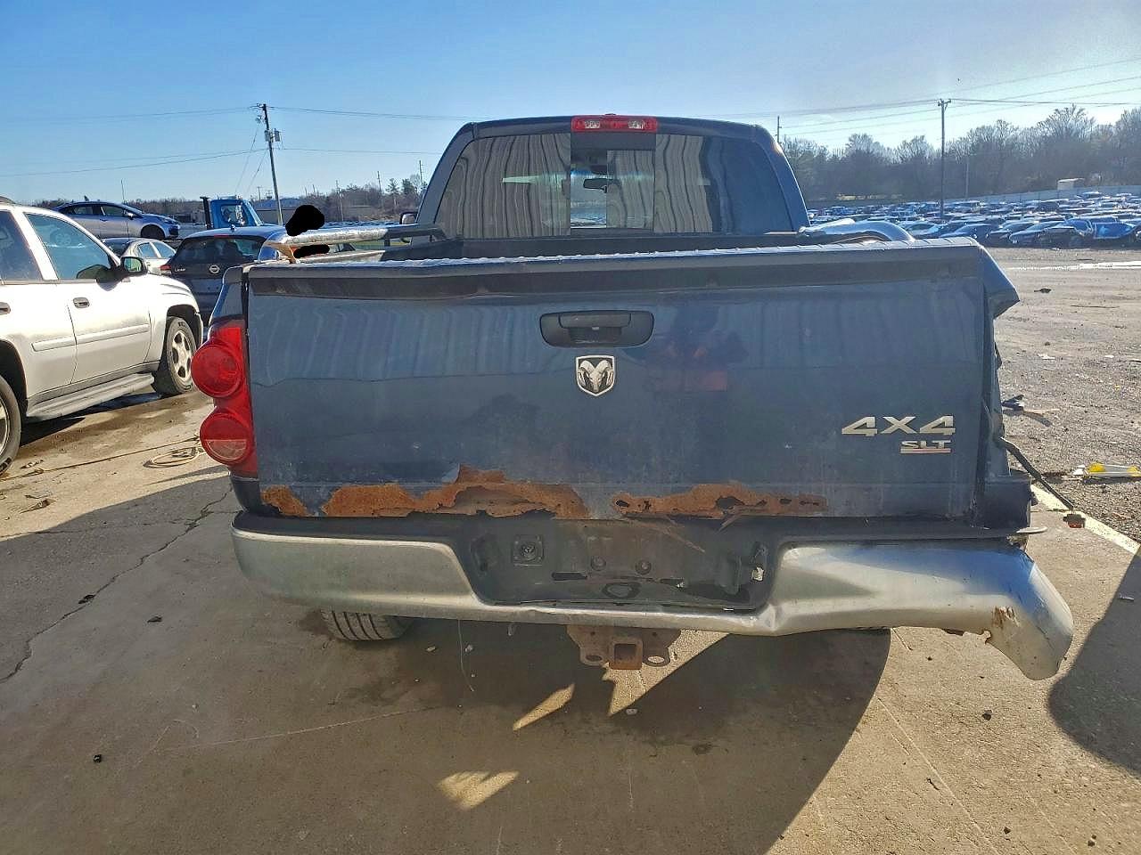 2007 Dodge Ram 1500 St Синий vin: 1D7HU18247J529559