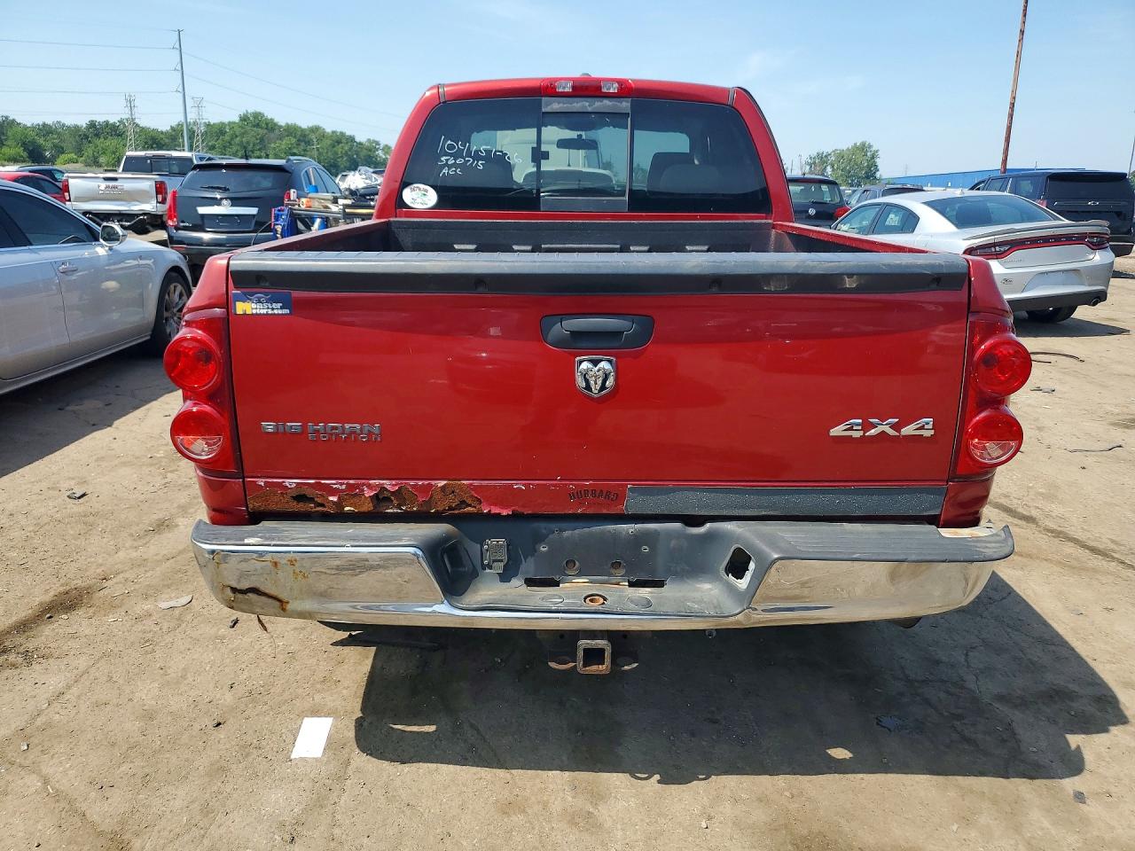 2007 Dodge Ram 1500 St Red vin: 1D7HU18247J560715