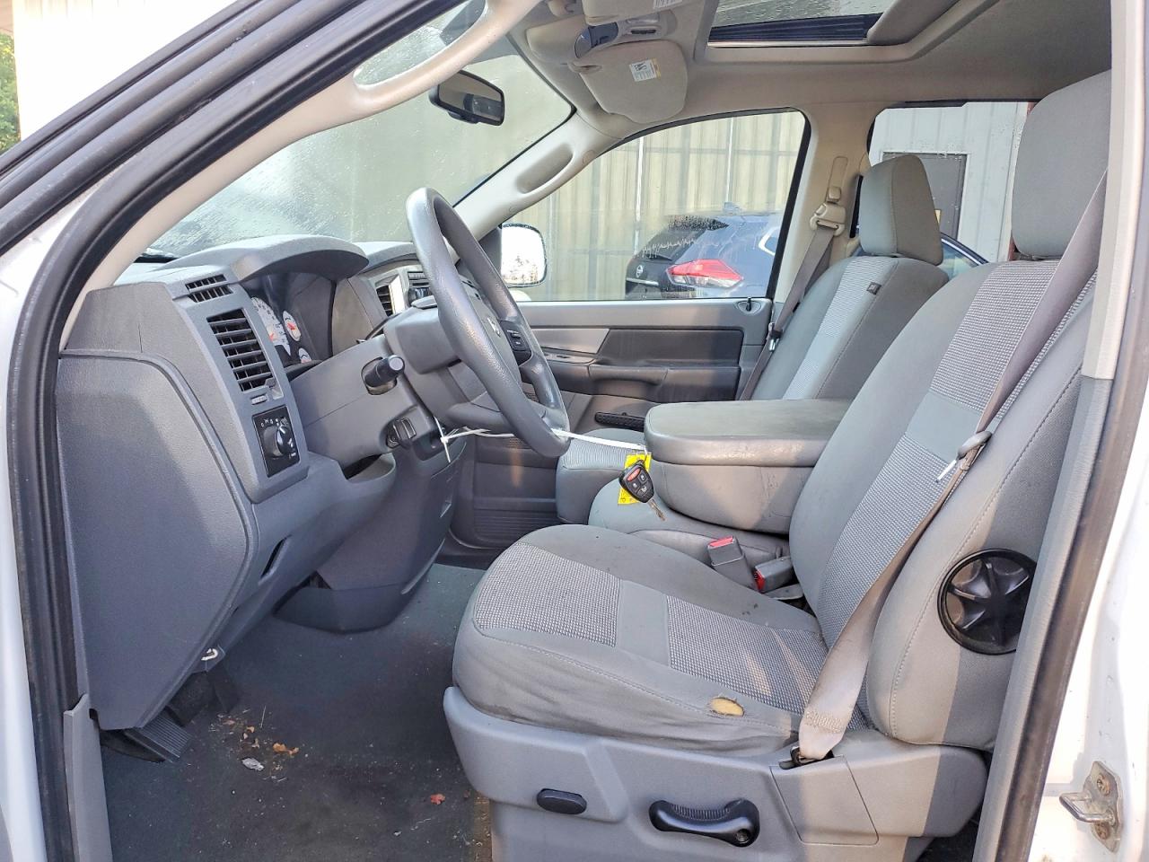 2007 Dodge Ram 1500 St White vin: 1D7HU18247S227215