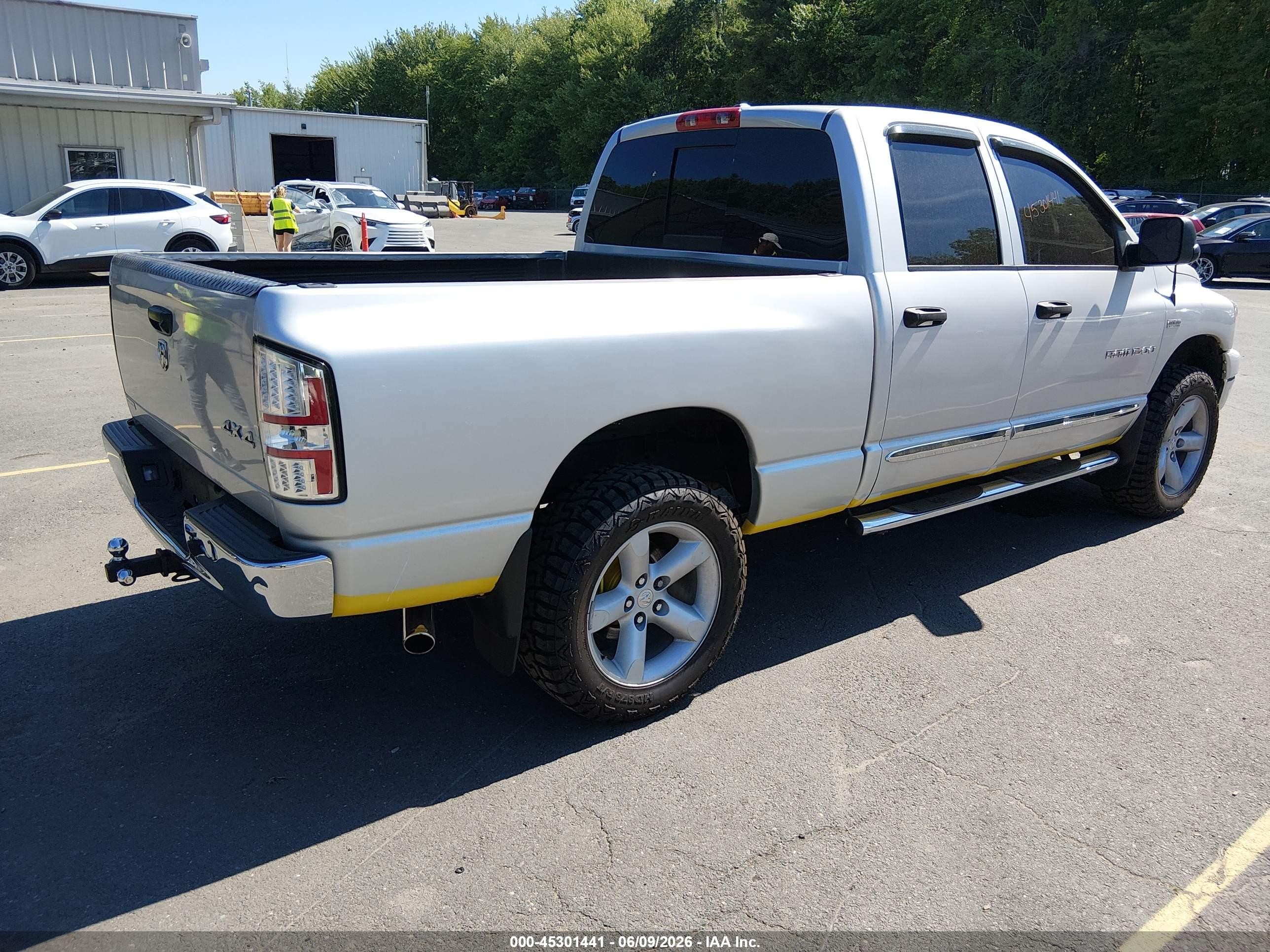 2007 Dodge Ram 1500 Slt/trx4 Off Road/sport Silver vin: 1D7HU18247S262823