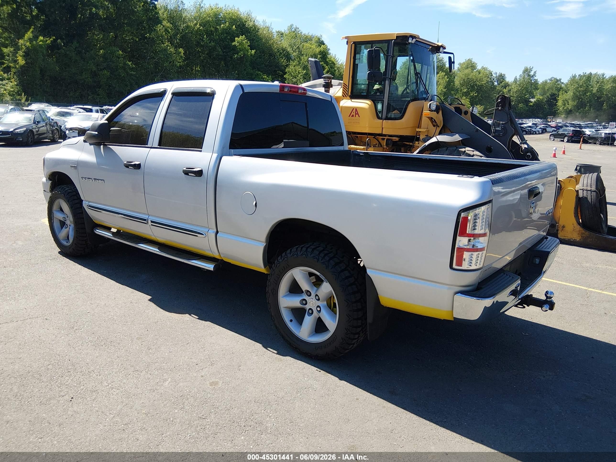 2007 Dodge Ram 1500 Slt/trx4 Off Road/sport Silver vin: 1D7HU18247S262823