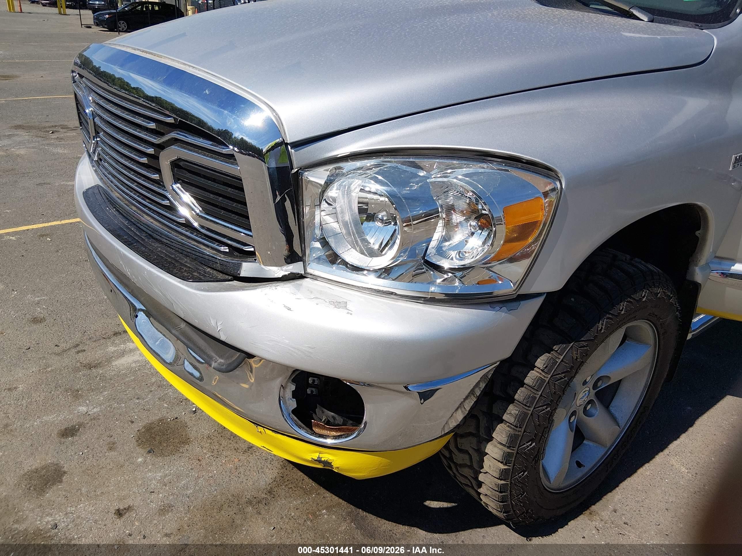 2007 Dodge Ram 1500 Slt/trx4 Off Road/sport Silver vin: 1D7HU18247S262823