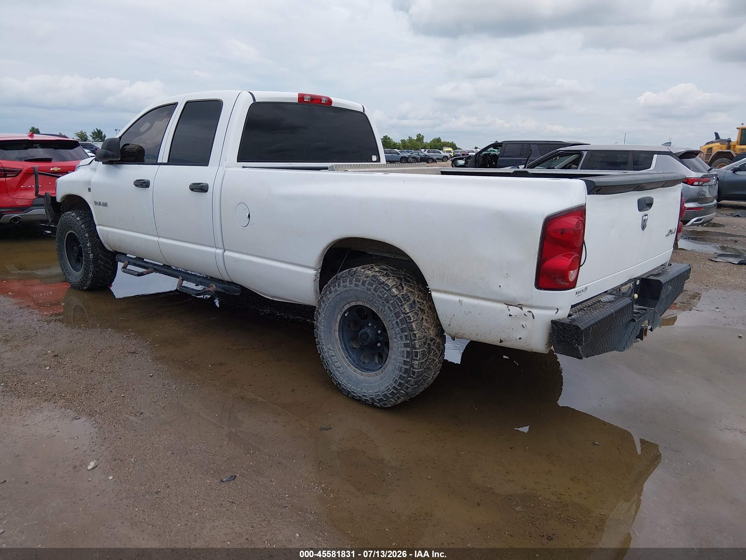 2008 Dodge Ram 1500 St/sxt Белый vin: 1D7HU18248J117451