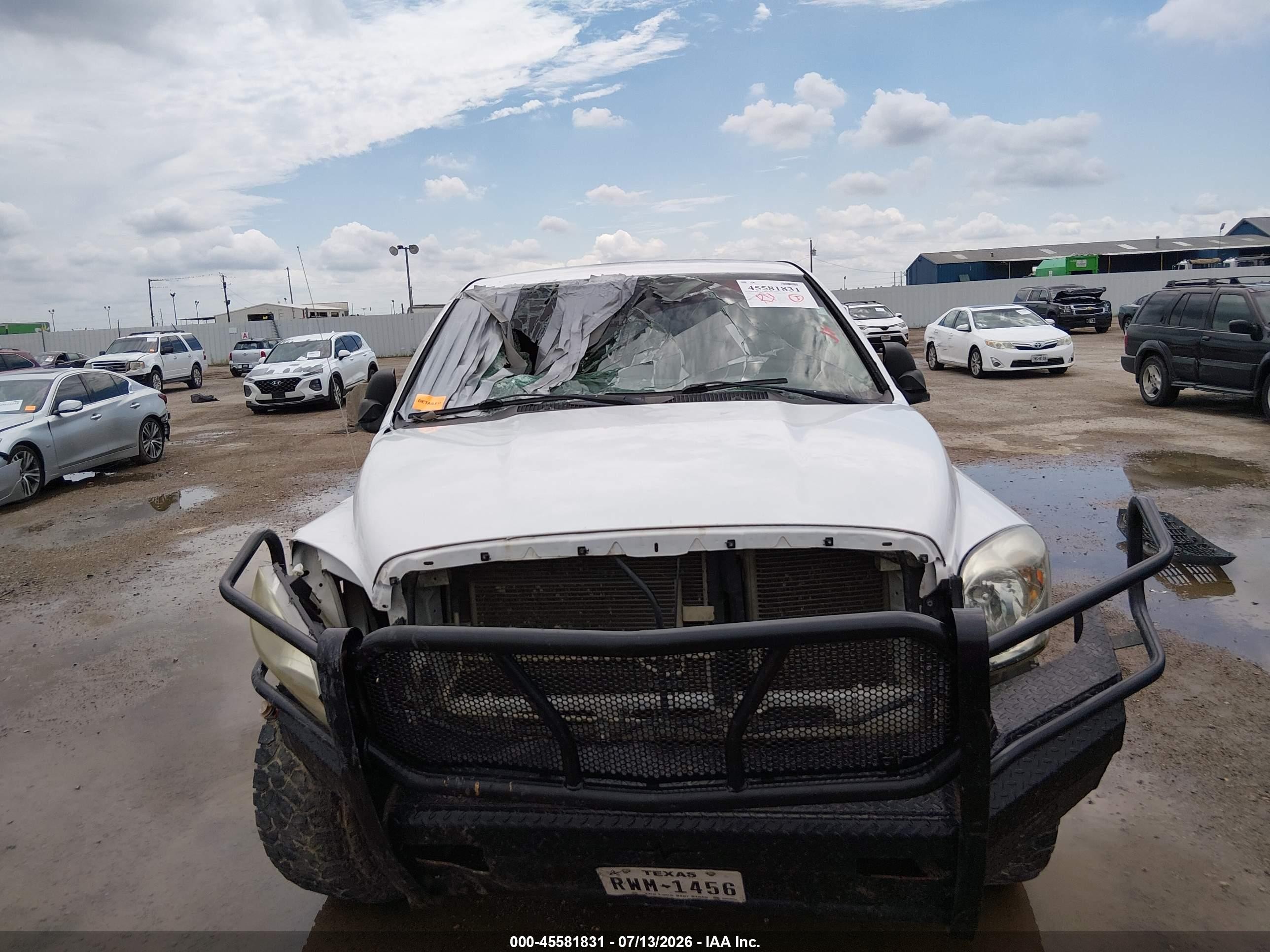 2008 Dodge Ram 1500 St/sxt Белый vin: 1D7HU18248J117451