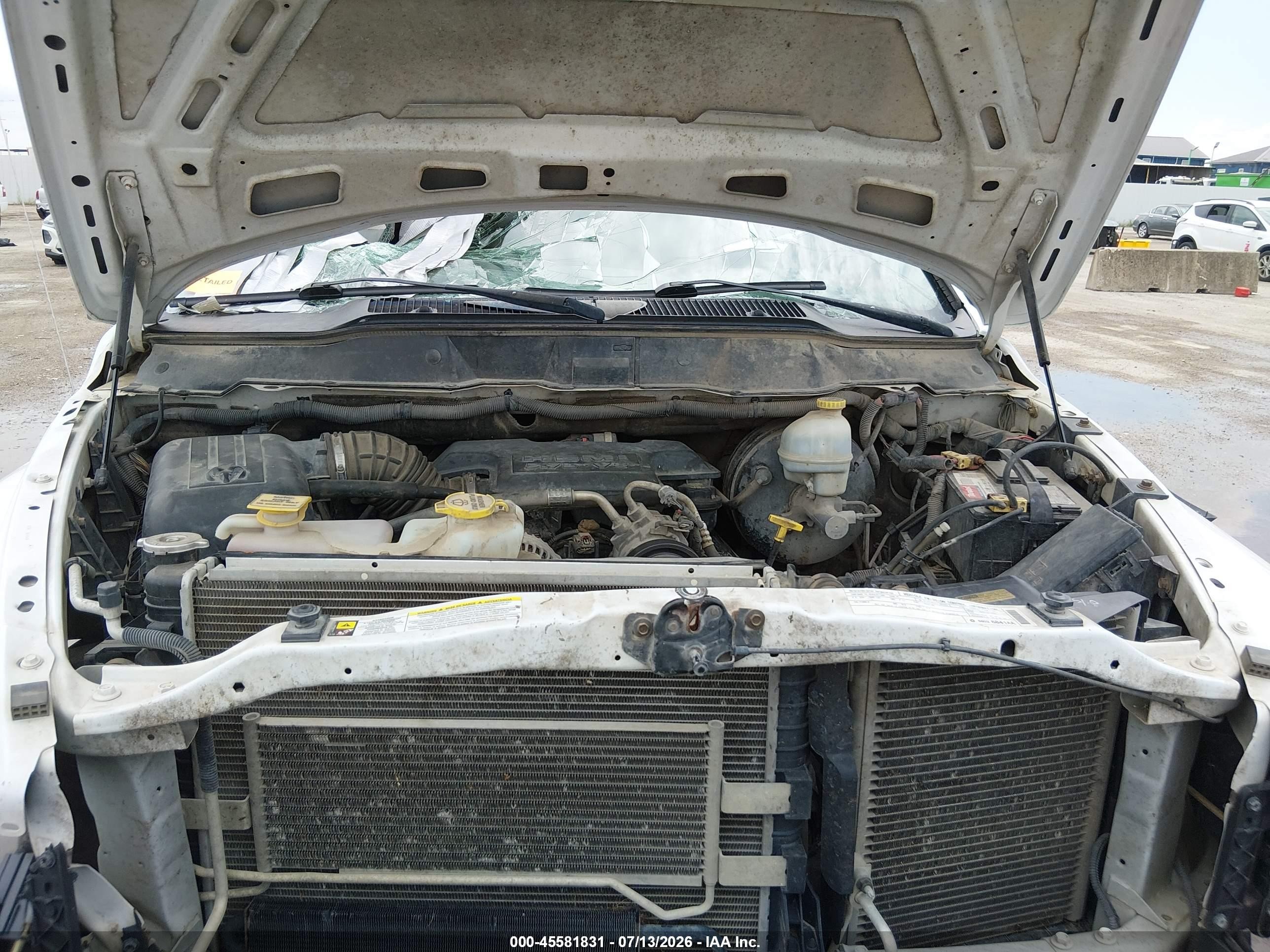 2008 Dodge Ram 1500 St/sxt Белый vin: 1D7HU18248J117451