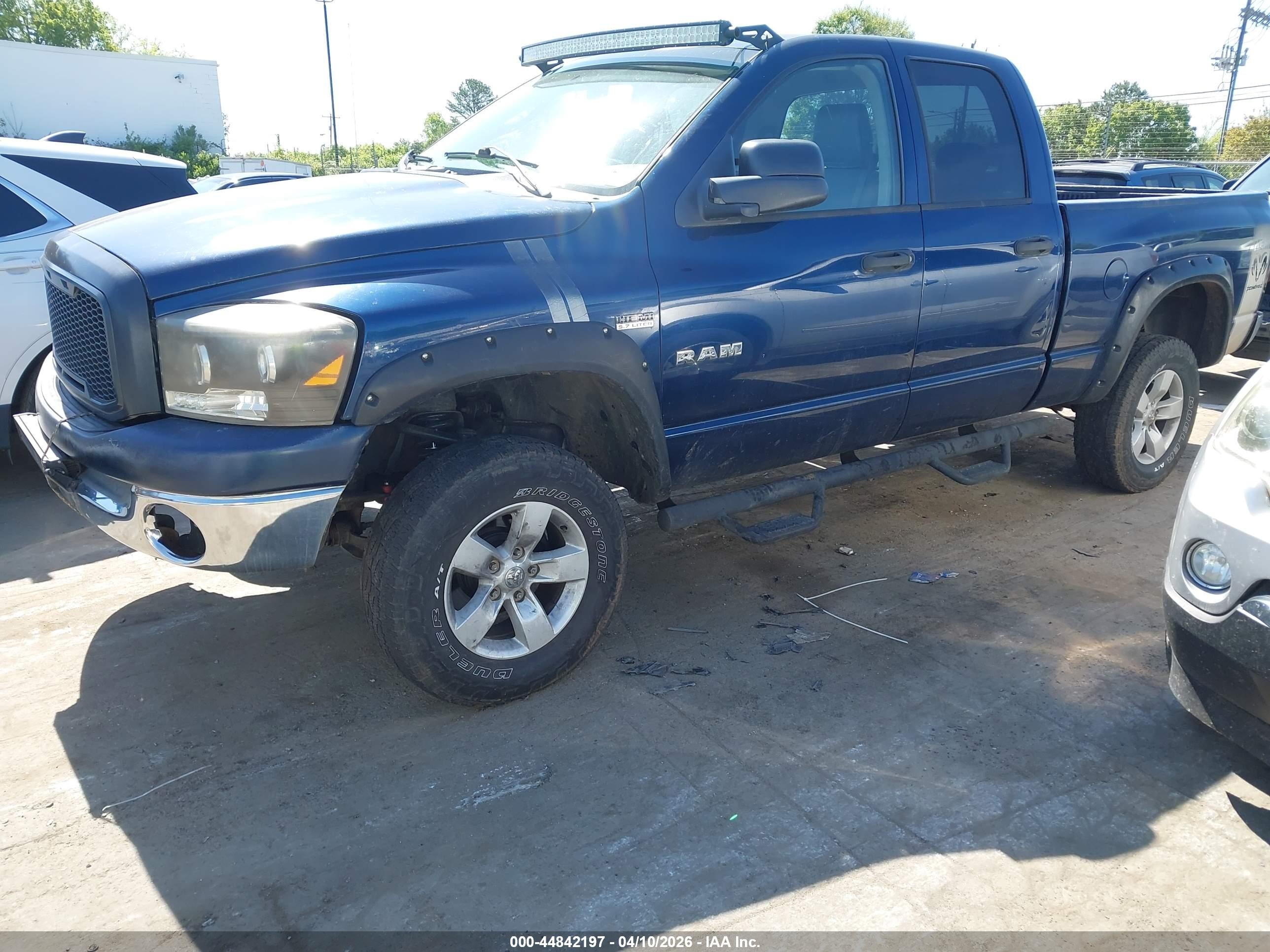 2008 Dodge Ram 1500 St/sxt Blue vin: 1D7HU18248J144925