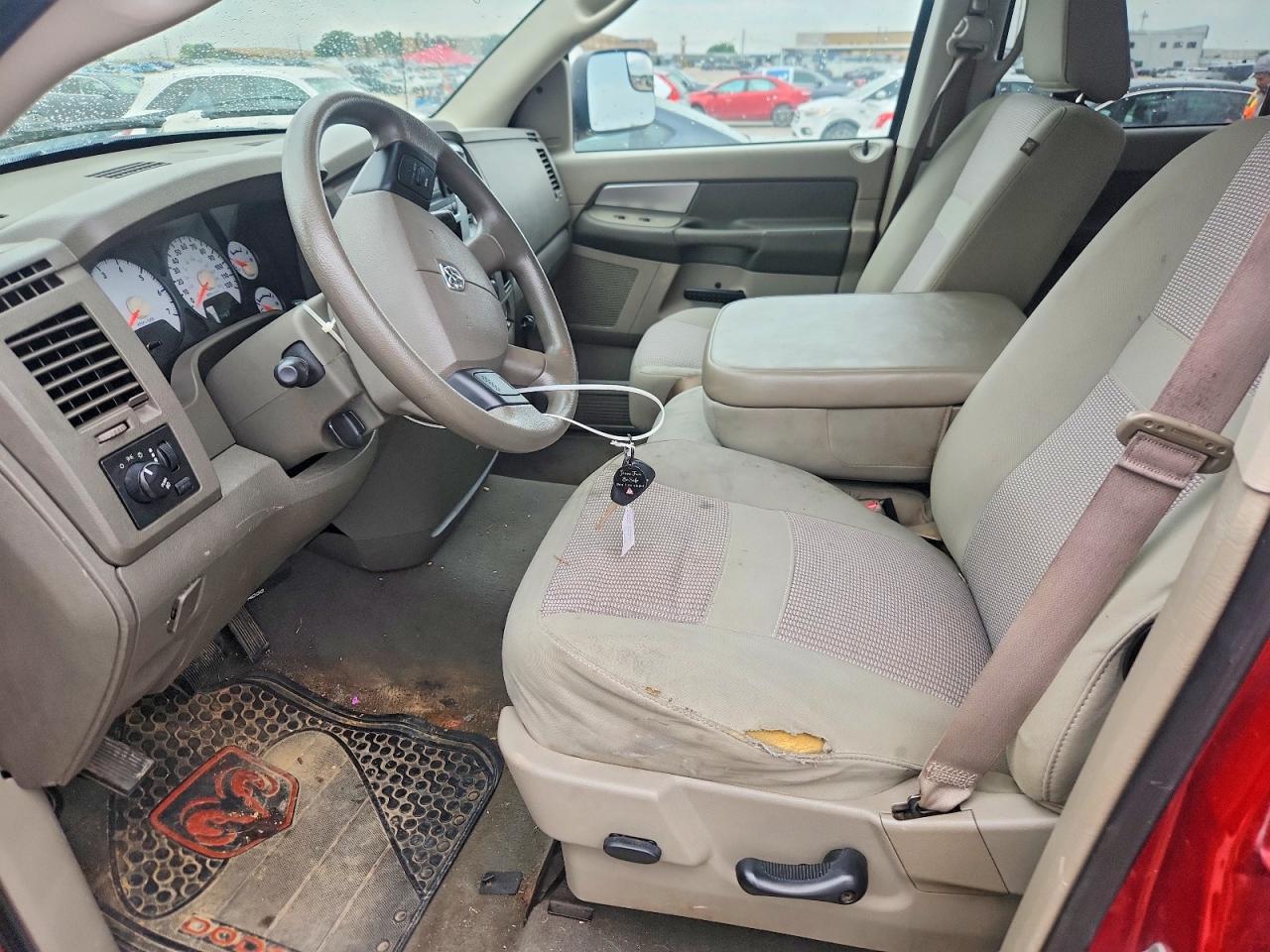 2008 Dodge Ram 1500 St Burgundy vin: 1D7HU18248J178573