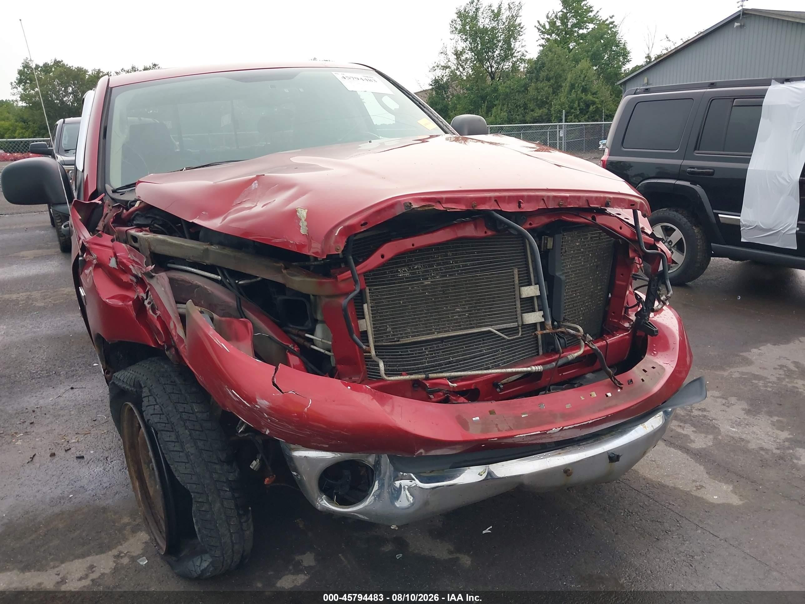 2008 Dodge Ram 1500 Slt Red vin: 1D7HU18248S547619