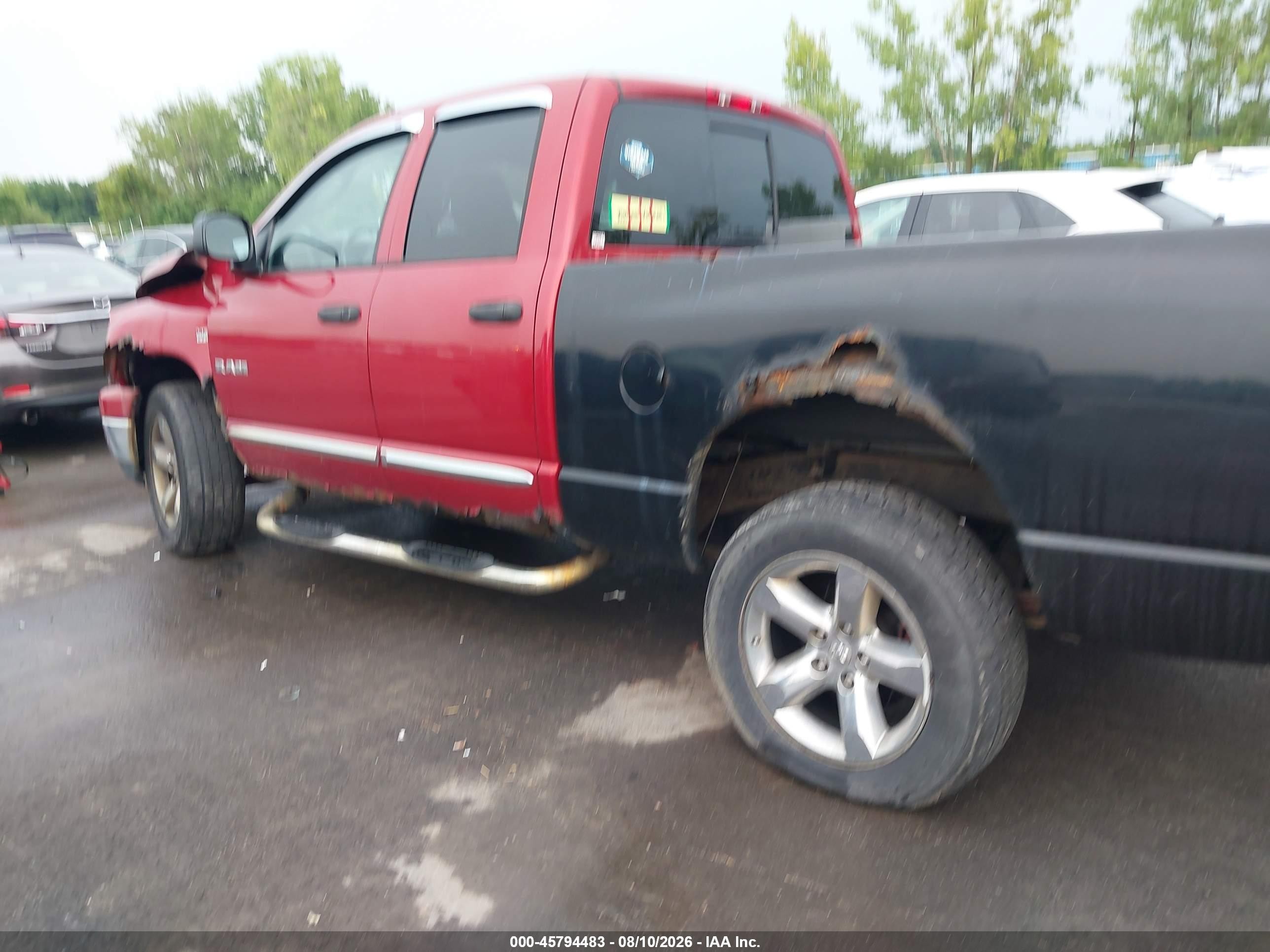 2008 Dodge Ram 1500 Slt Red vin: 1D7HU18248S547619